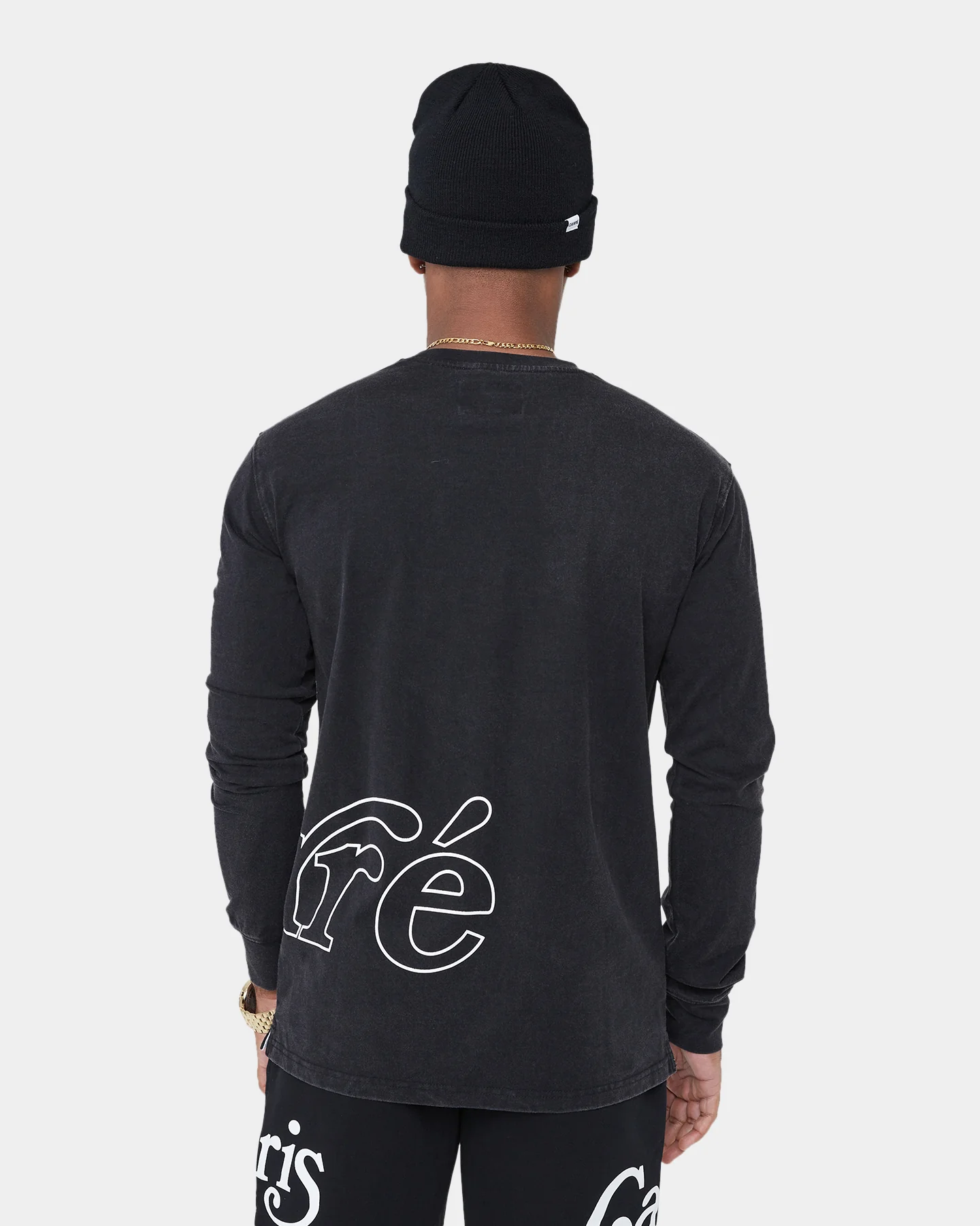 Carré Volle Classique Long Sleeve T-Shirt Washed Black - Image 4