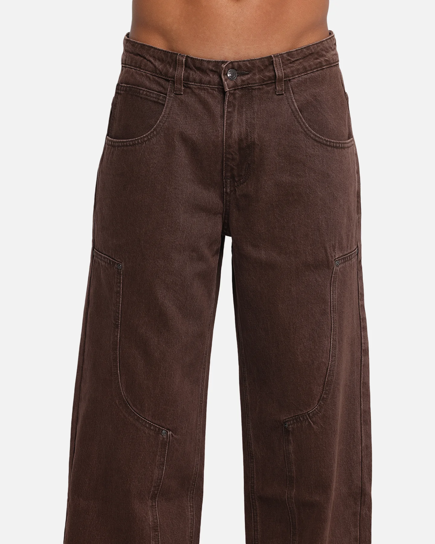 Carre Weathergear Carpenter Jeans Brown - Image 7
