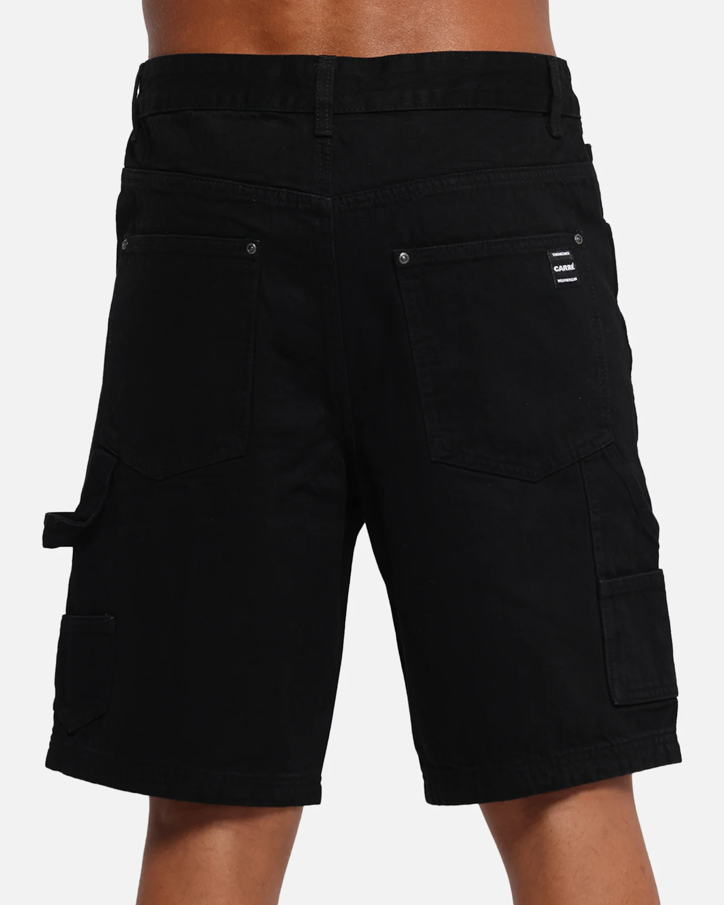 Carre Weatherwear Carpenter Jorts Black - Image 8