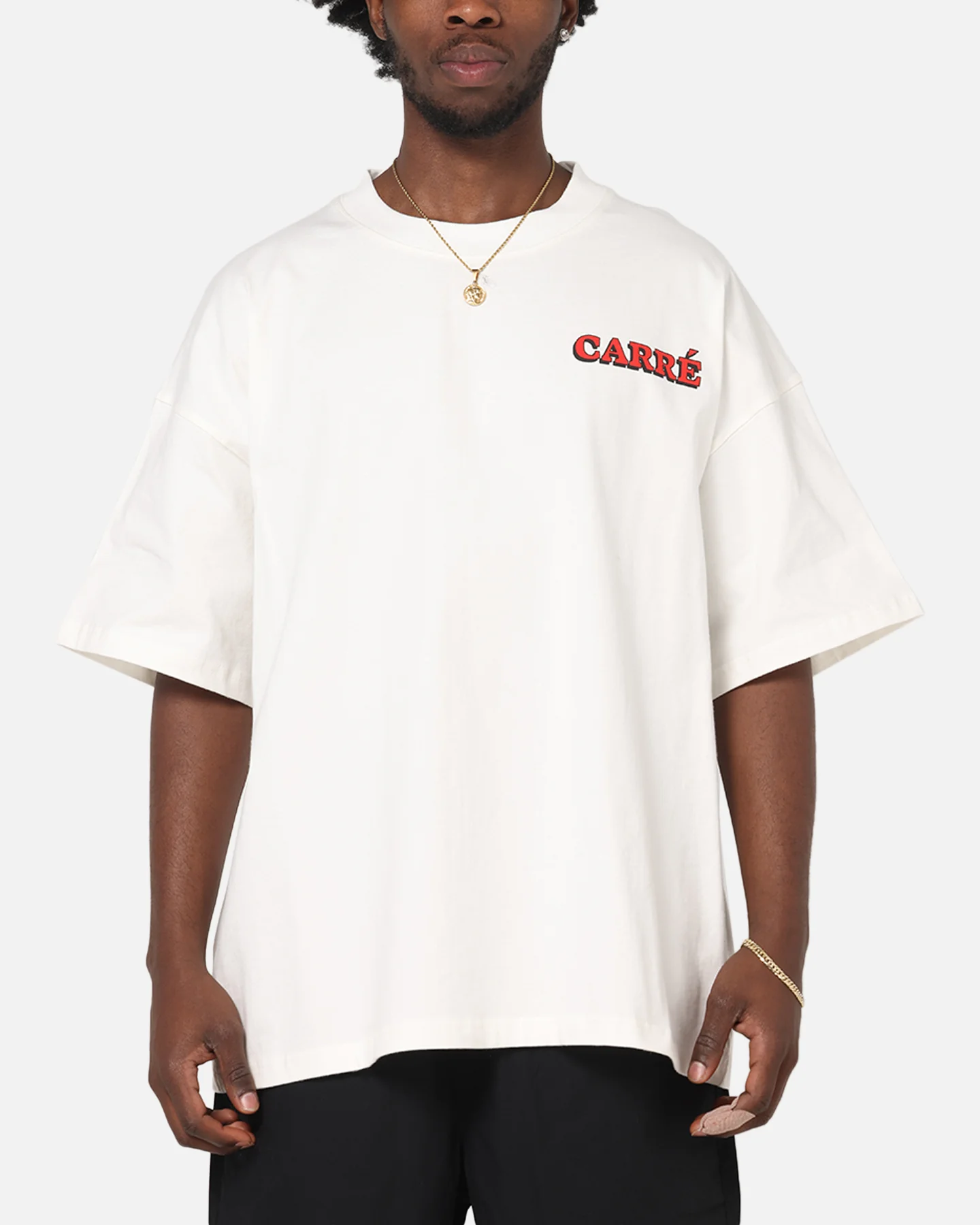 Carre Workwear Heavyweight T-Shirt Off White - Image 2