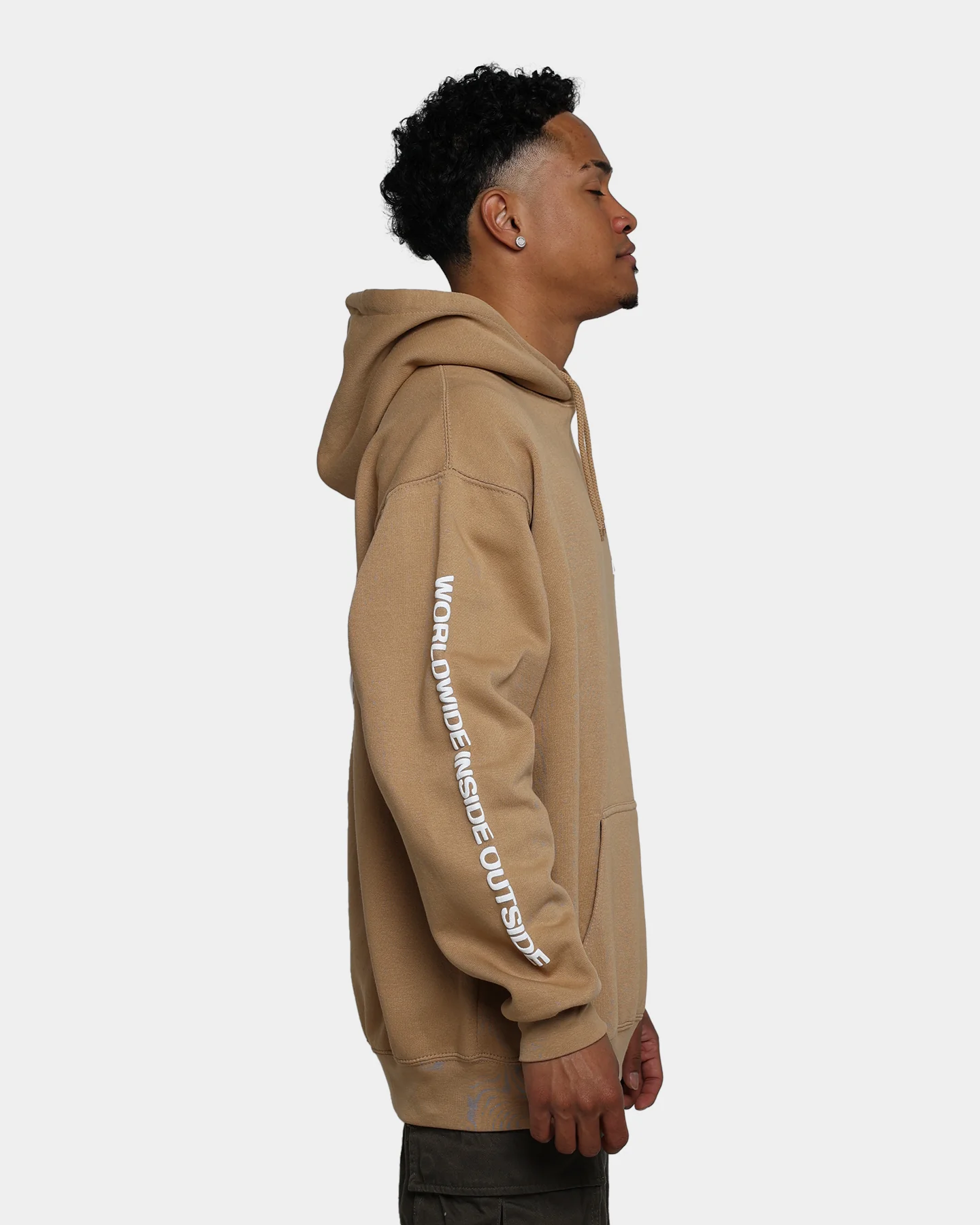 Carré Worldwide Essential Hoodie Sandstone - Image 6