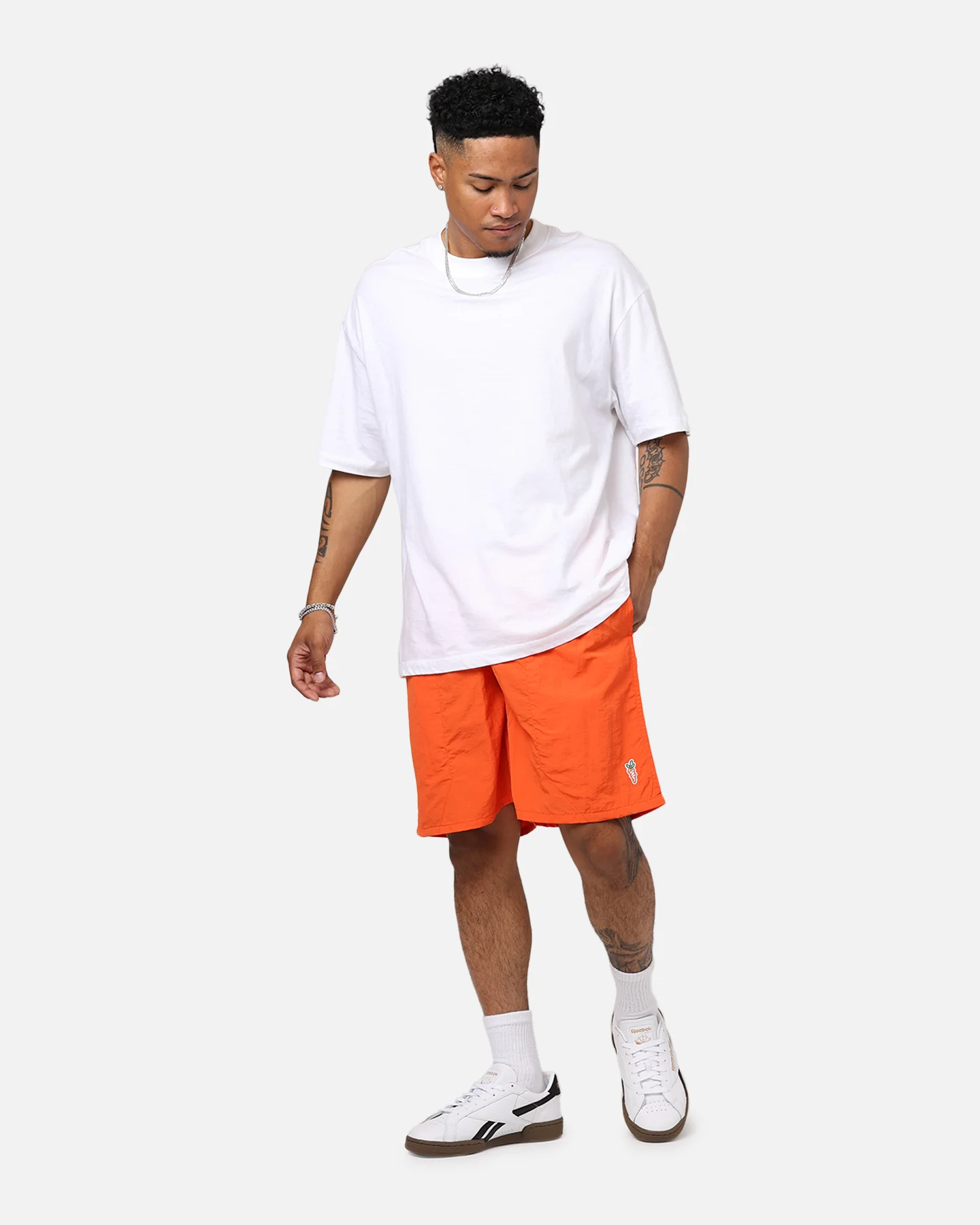 Carrots By Anwar Stem Nylon Shorts Orange - Image 2