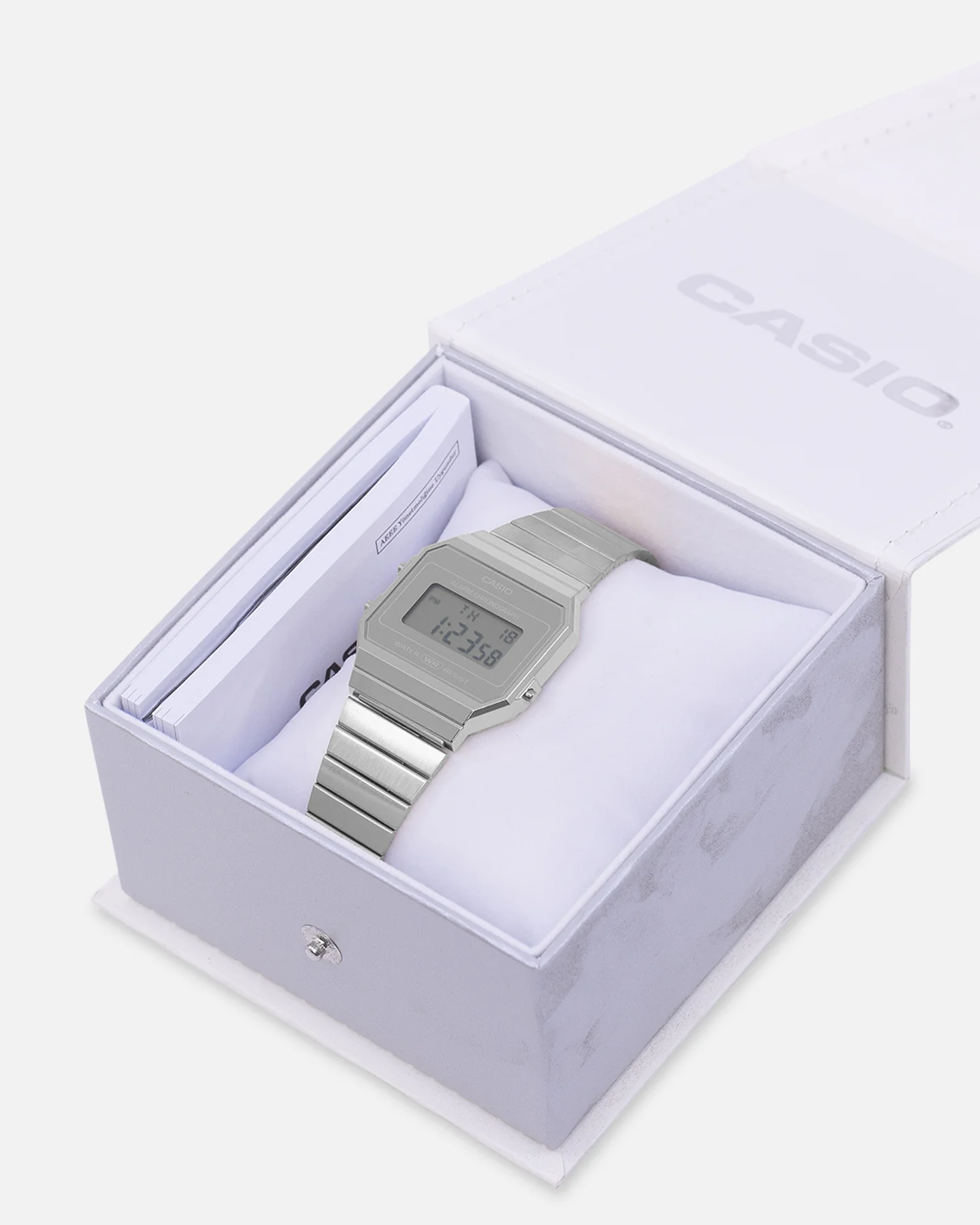 Casio A700WEV-7A Watch Silver - Image 4