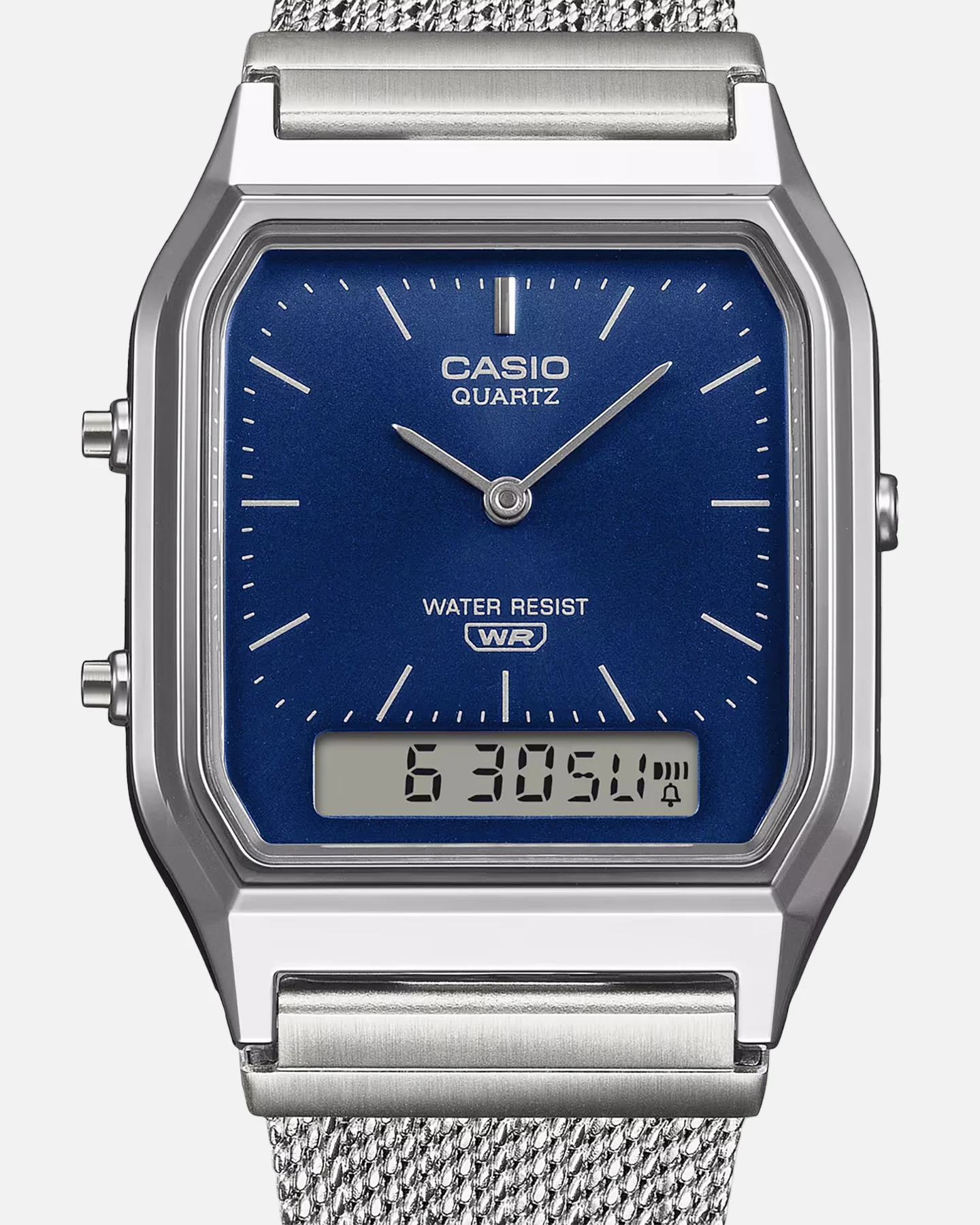 Casio AQ230EM-2A Watch Silver/Blue - Image 5