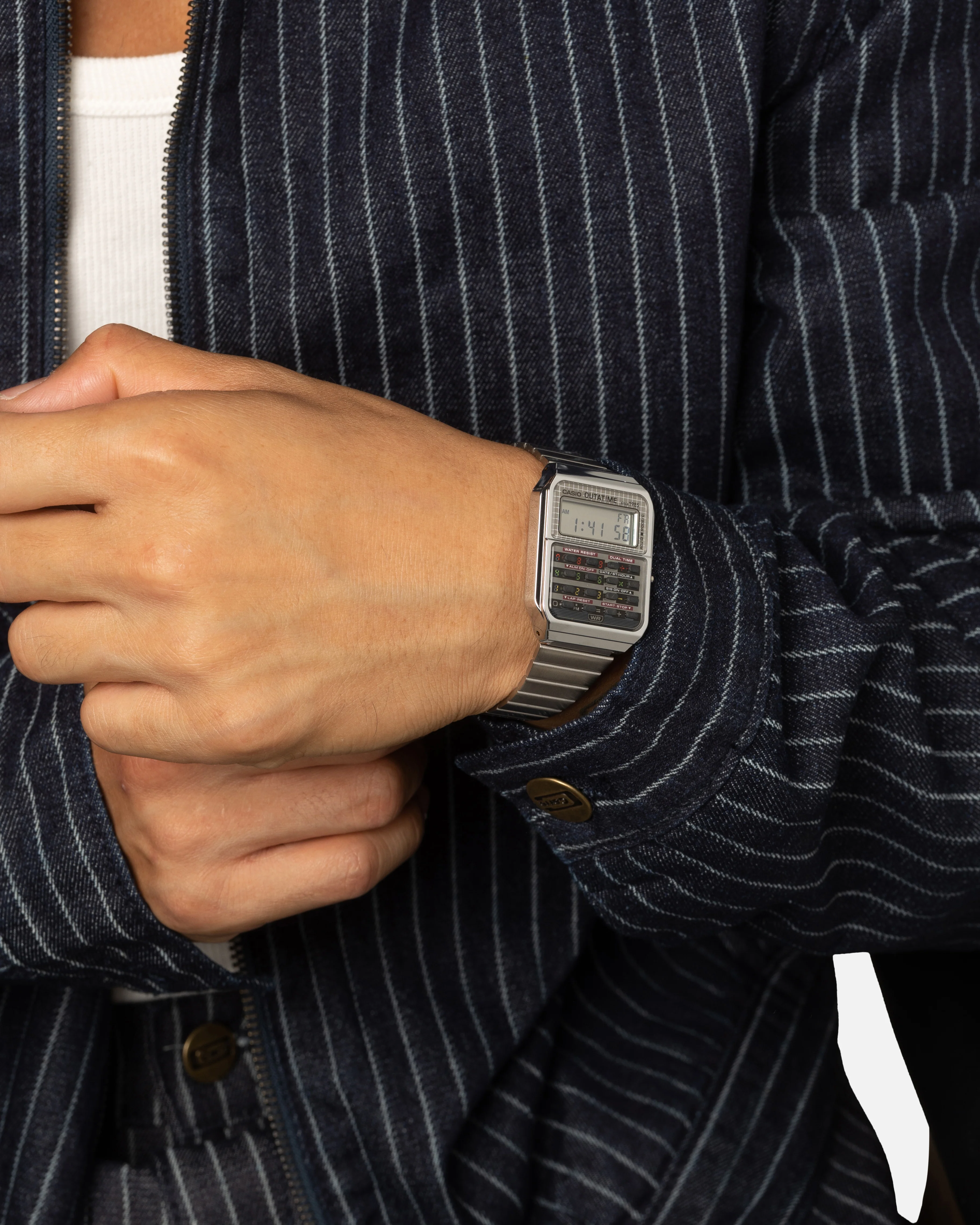 Casio CA500WEBF-1A Watch Silver - Image 4