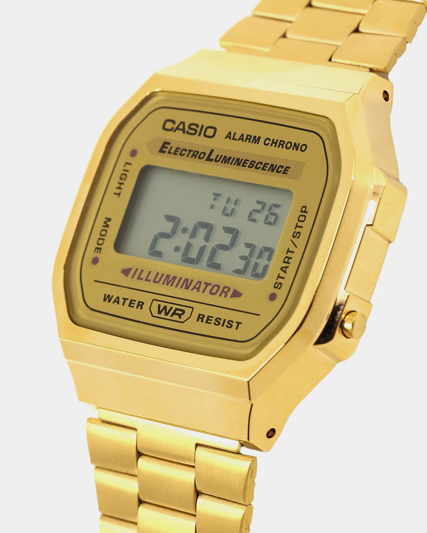 Casio A168WG-9W Gents Digital Watch Gold - Image 6