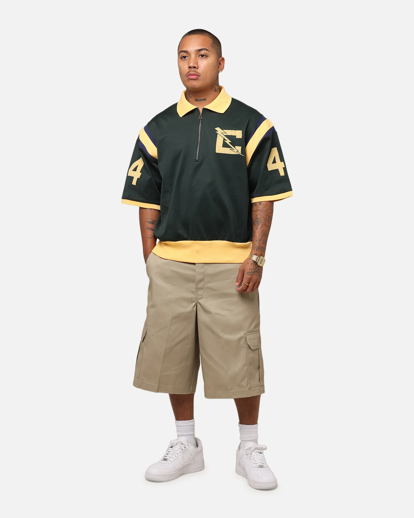 Champion 50's Pool Boy Shirt Dark Green - Image 3