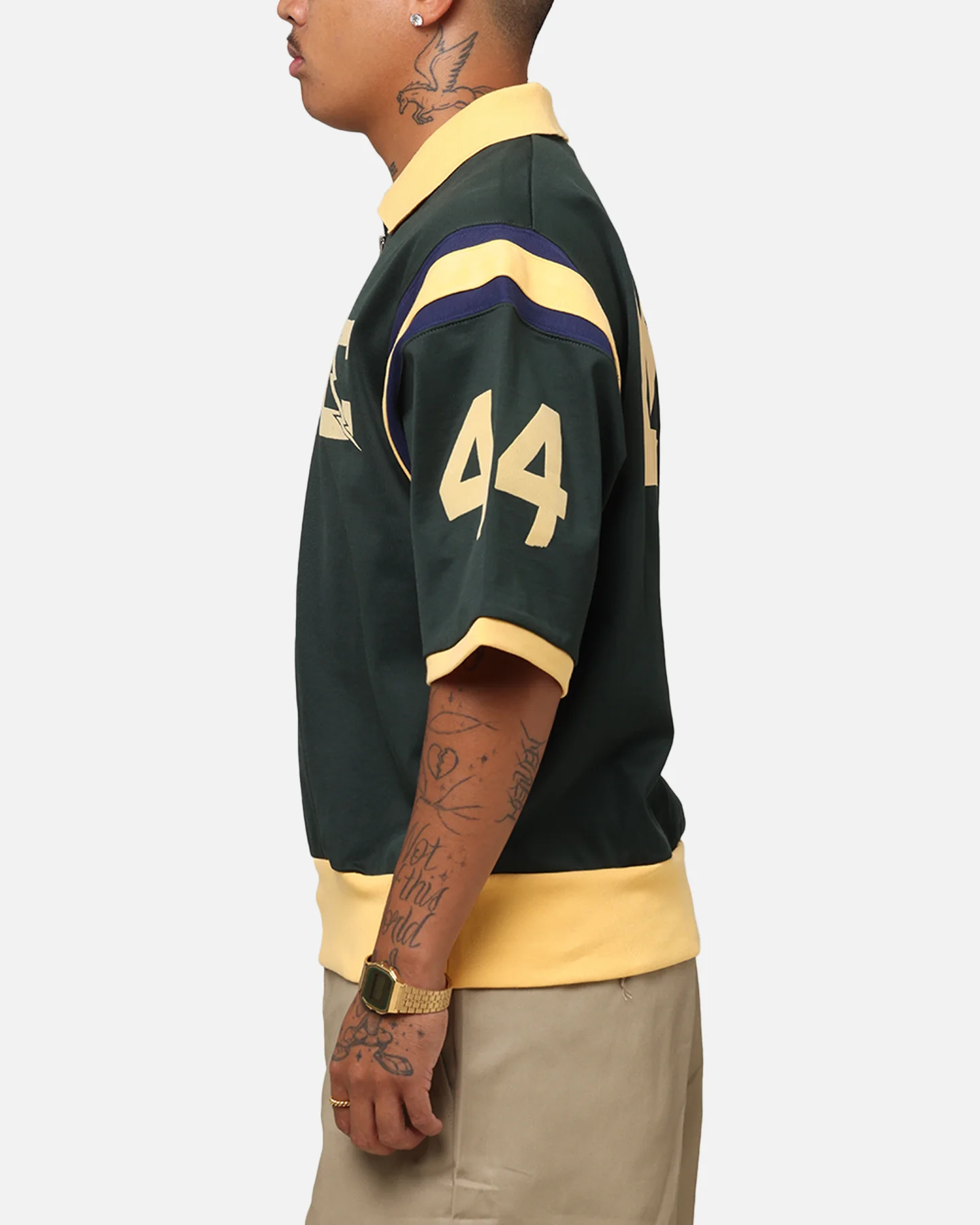 Champion 50's Pool Boy Shirt Dark Green - Image 6