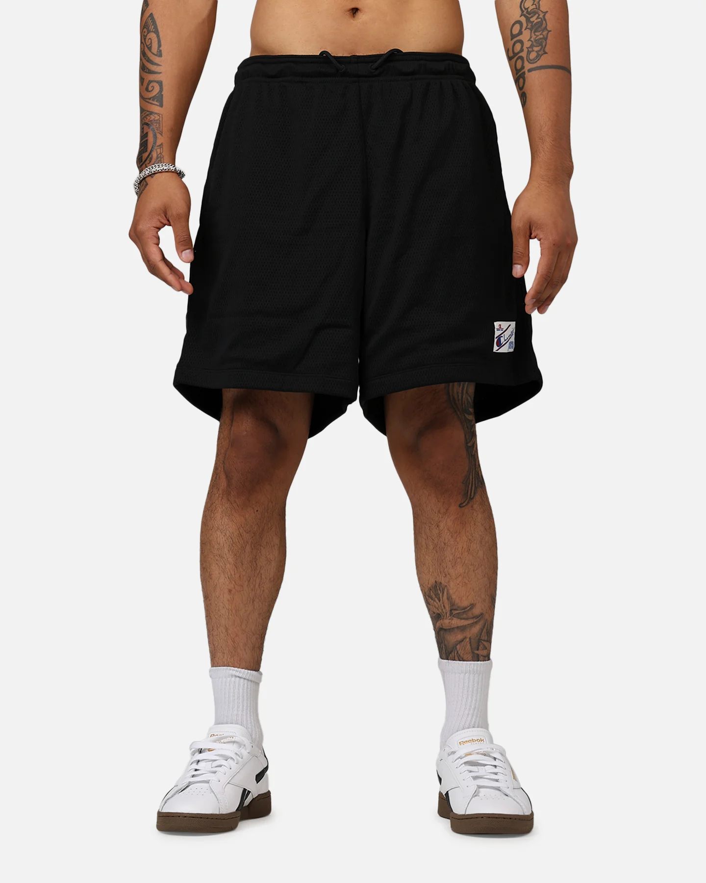 Champion Big Bank Mesh Shorts Black - Image 6