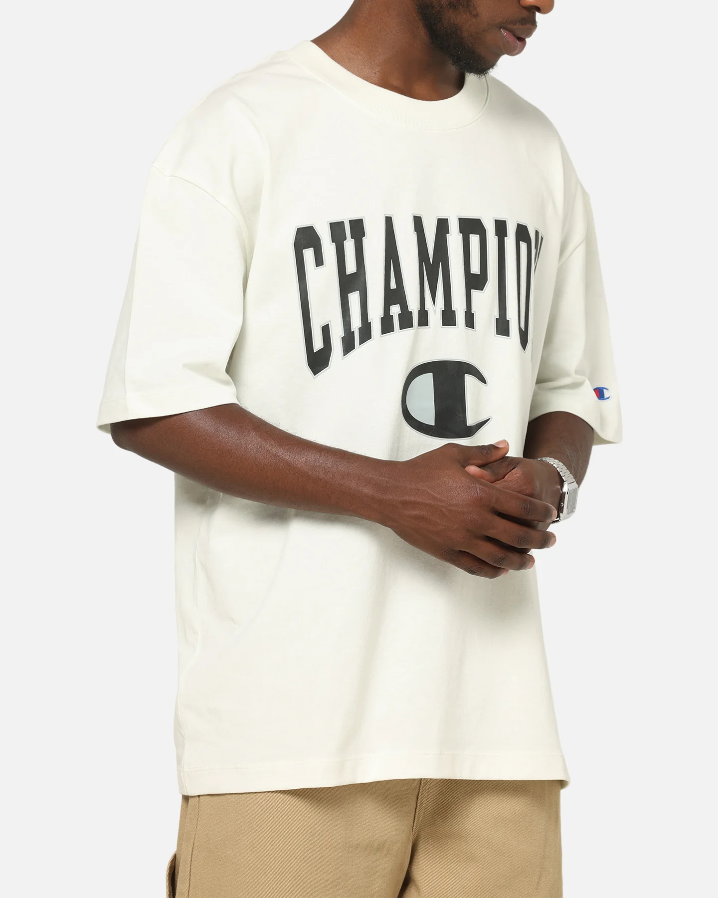 Champion CH Crew Athletic T-Shirt White - Image 6