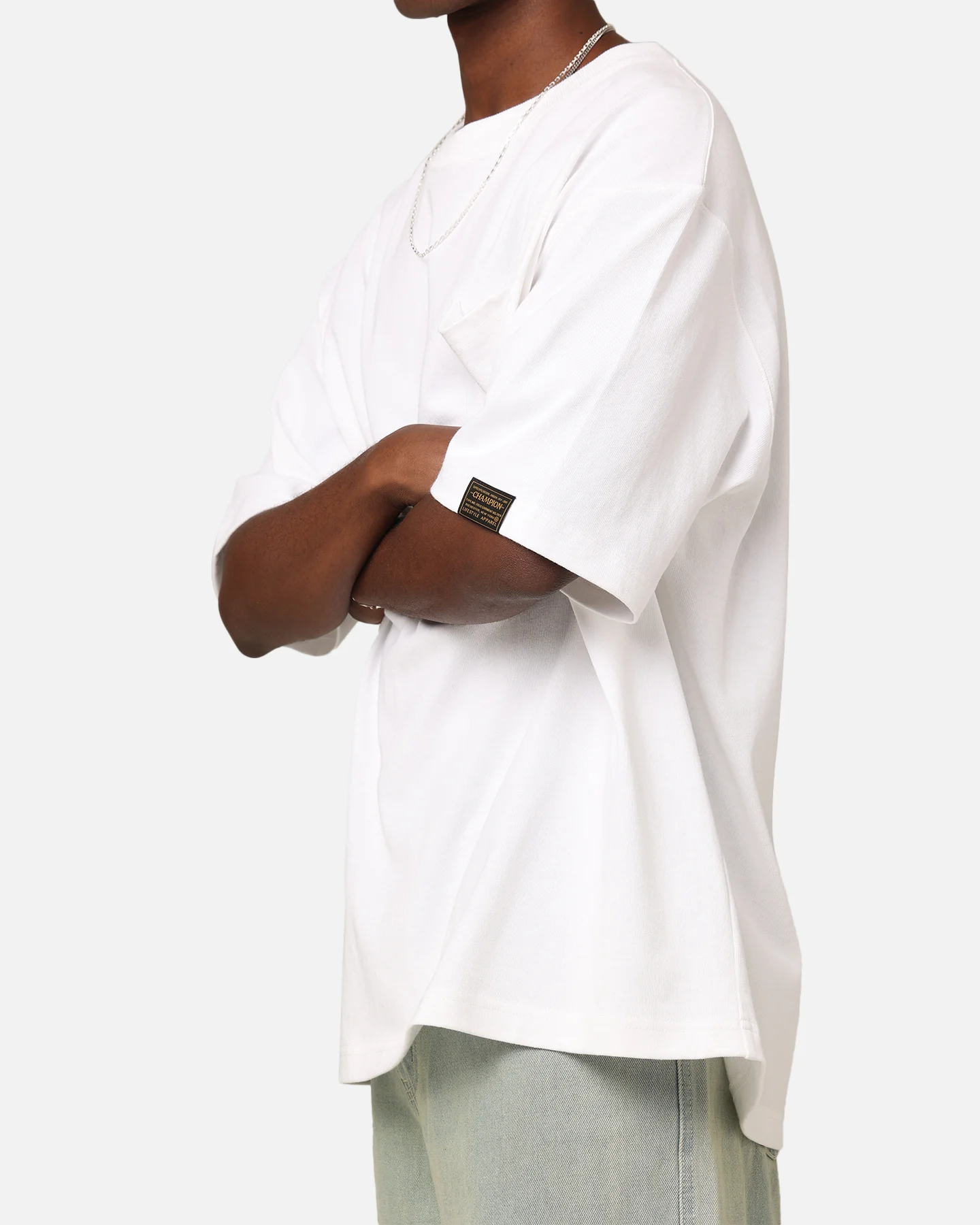 Champion Jersey Element T-Shirt White - Image 6