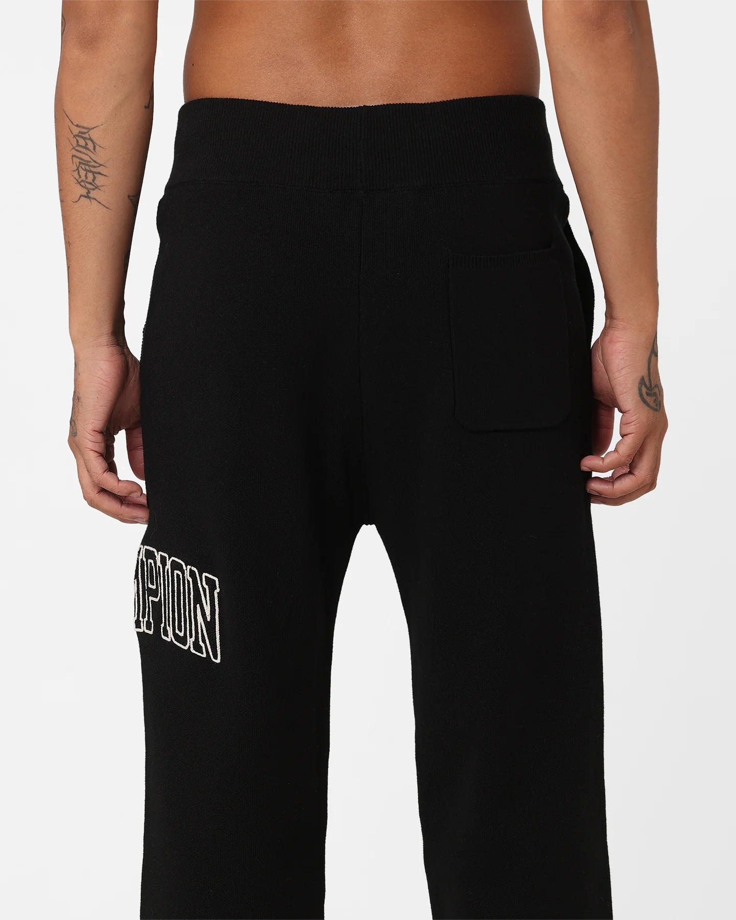 Champion Lifestyle Knitted Joggers Black - Image 9