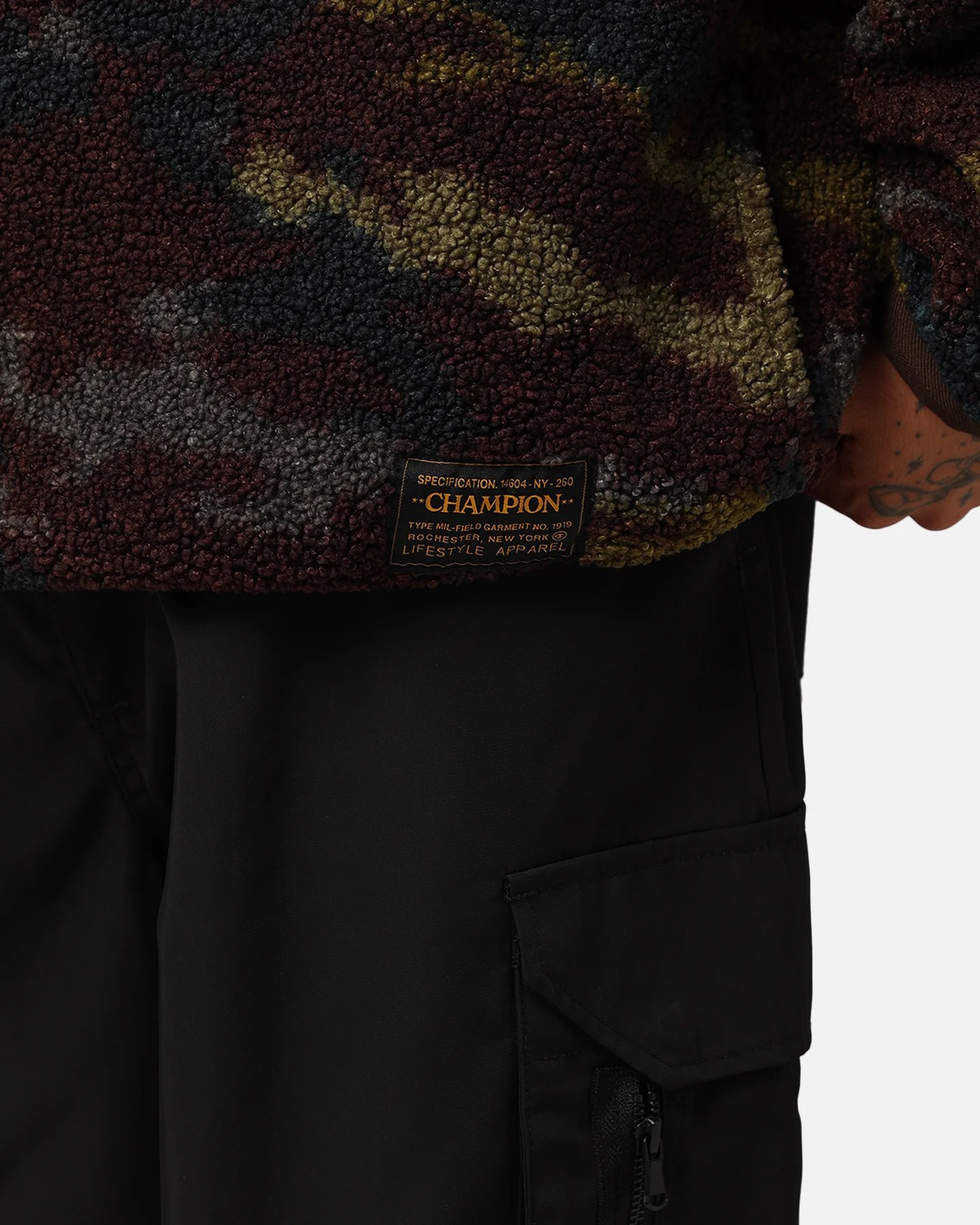 Champion Reb Element Sherpa Fleece Hoodie Print R4h - Image 4