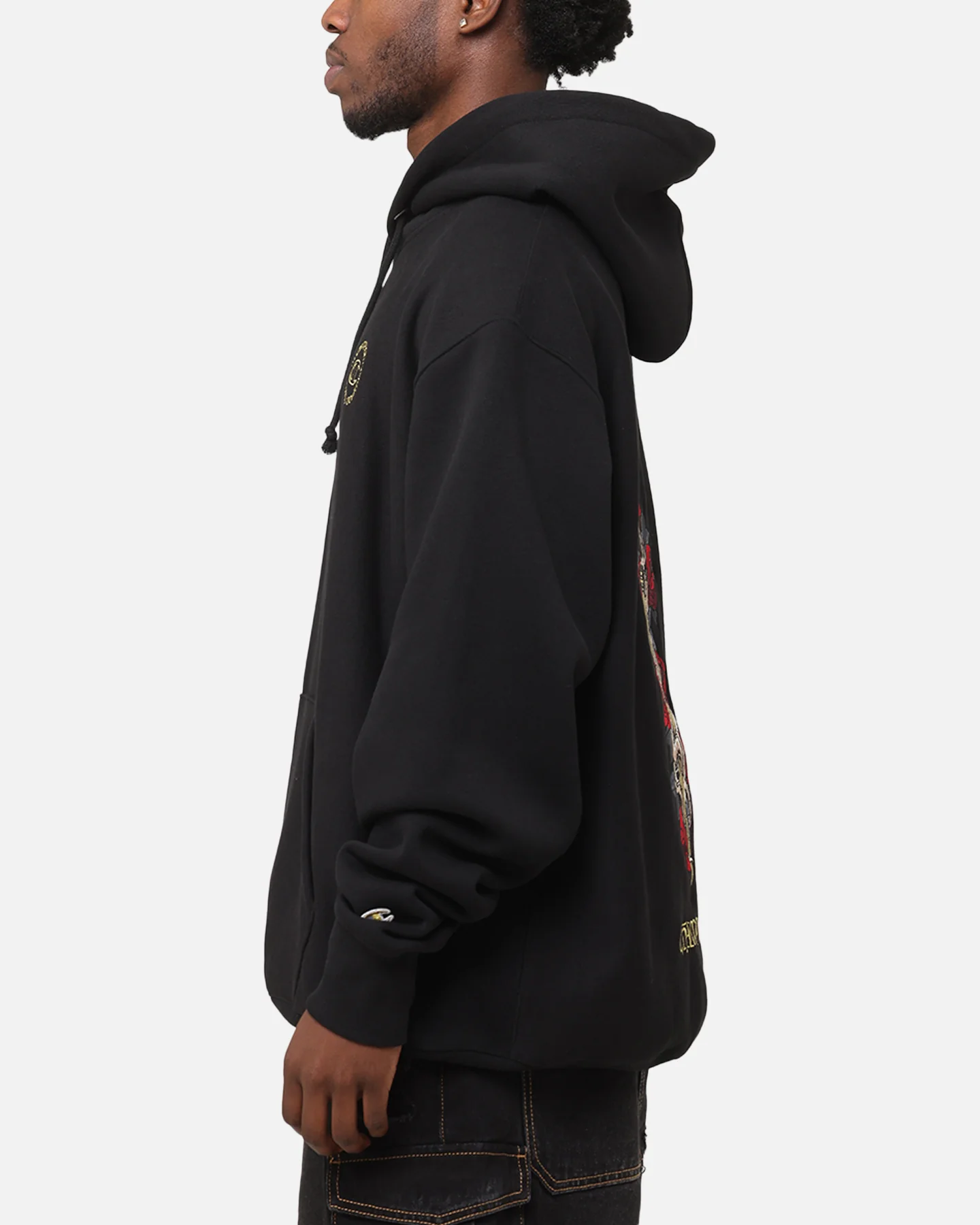 Champion Reverse Weave Lunar New Year Hoodie Black - Image 6