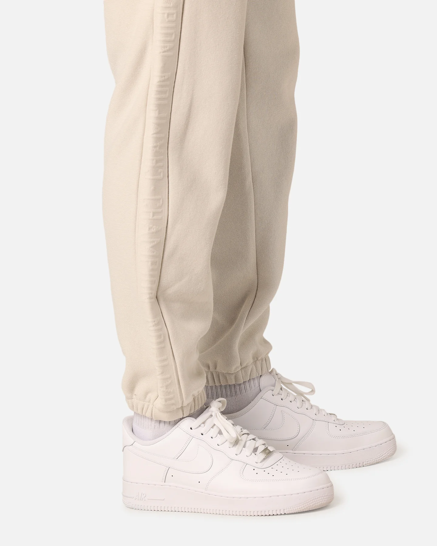 Champion Reverse Weave Terry Tape Jogger Stone - Image 3