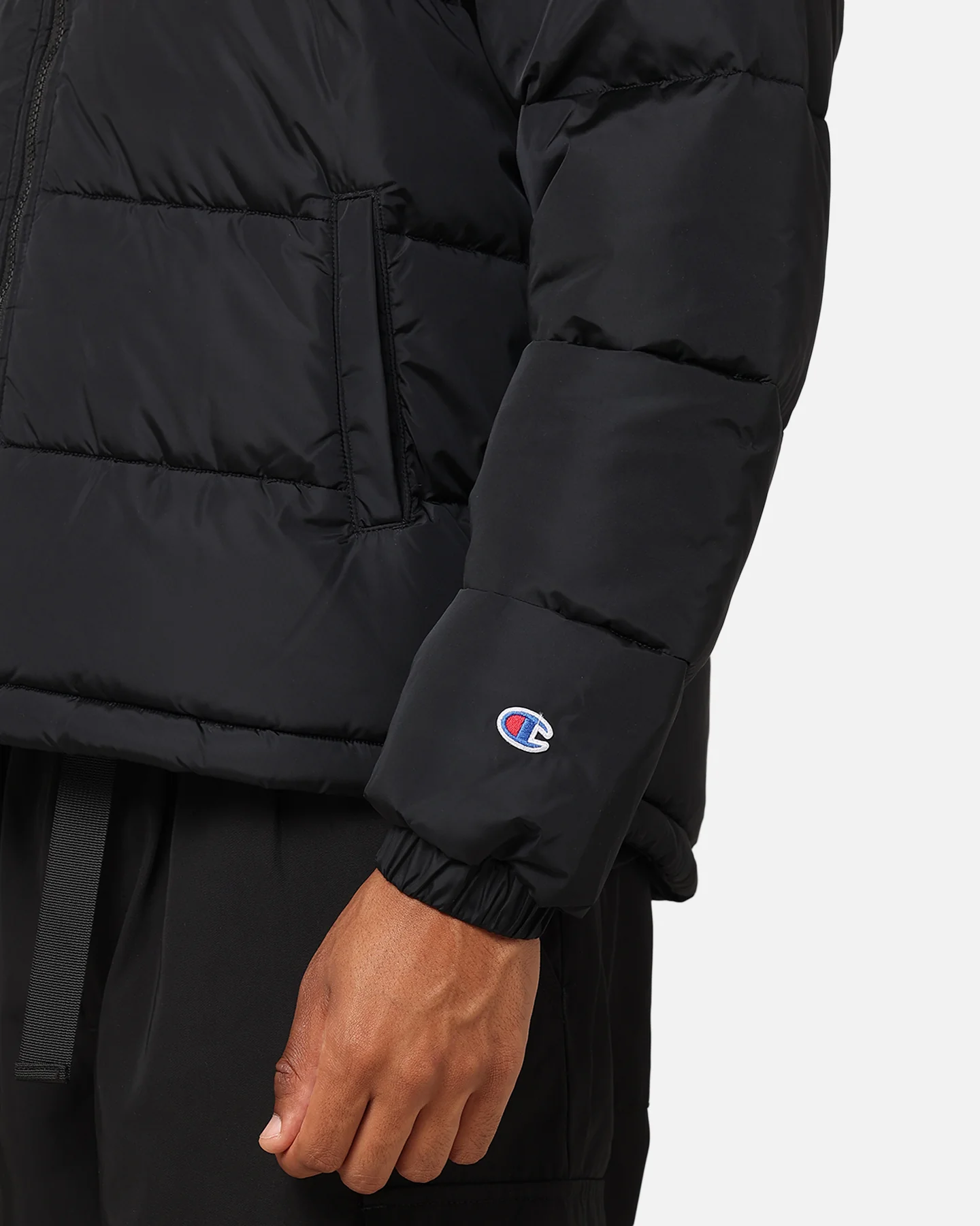 Champion Rochester Padded Puffer Black - Image 7