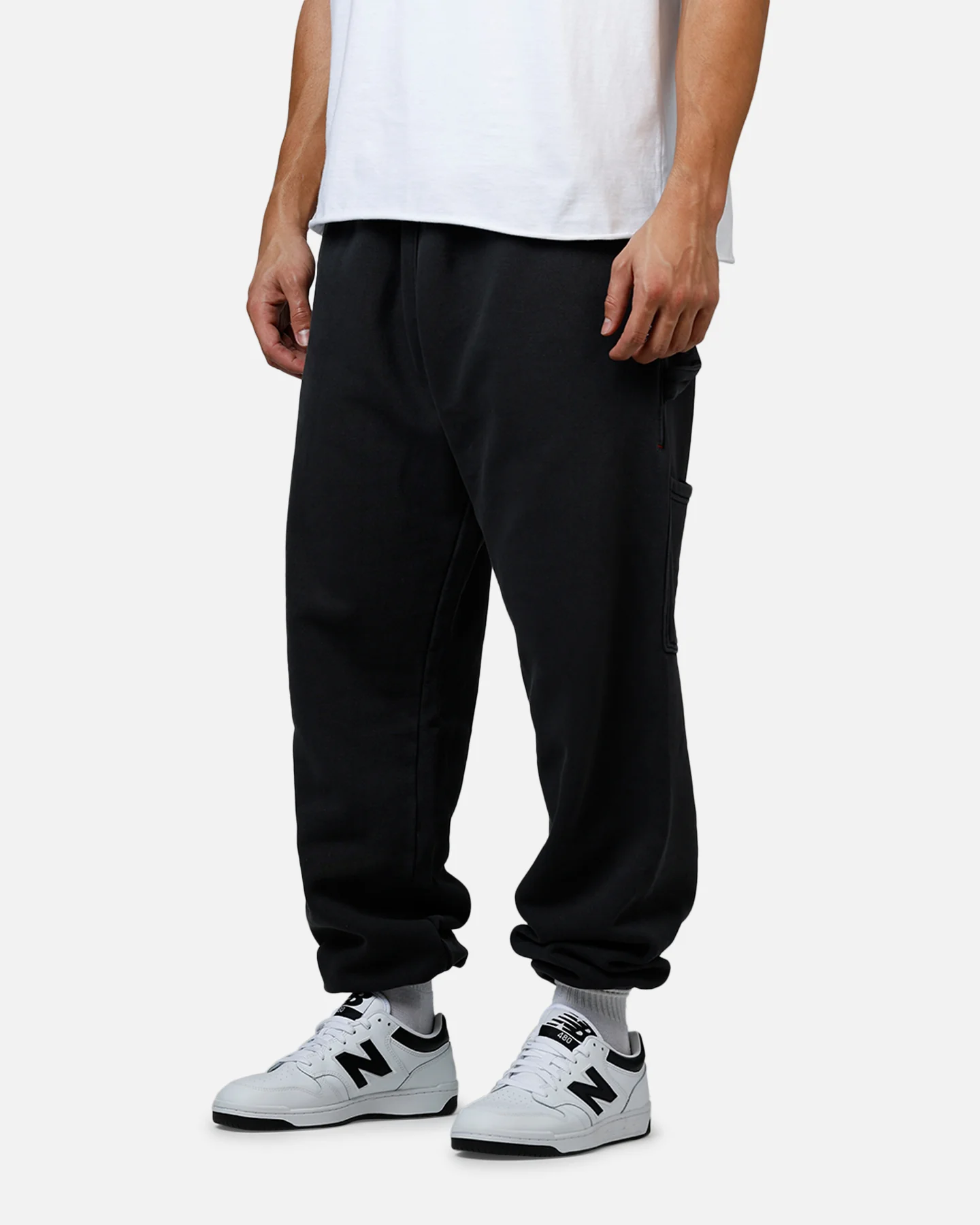Champion RW Carpenter Track Pants Washed Black - Image 4