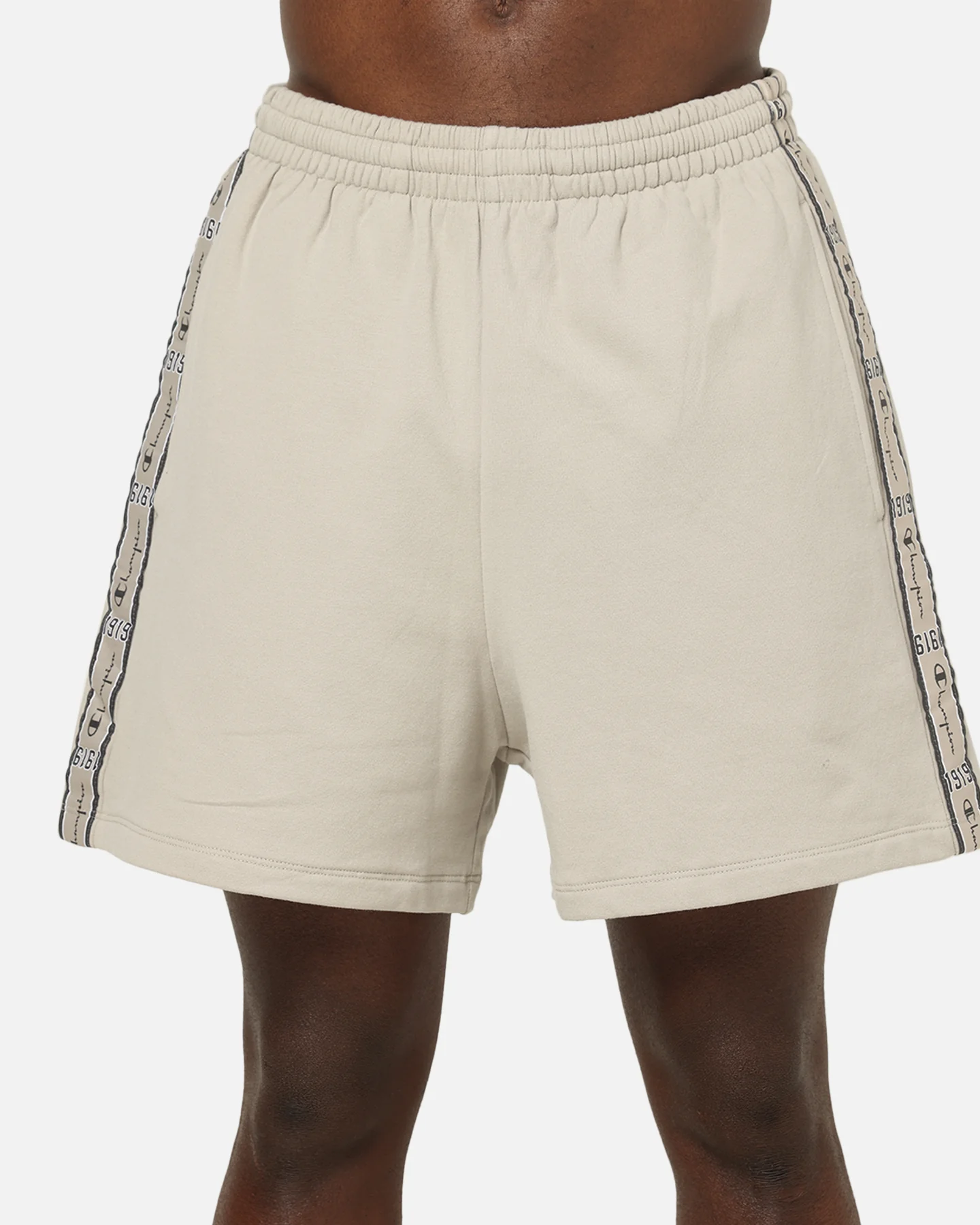 Champion SPS Lux Taping Shorts Beige - Image 7