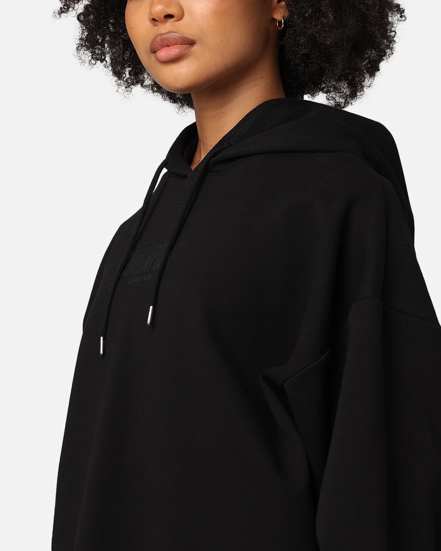 Champion Women's Rochester Base Hoodie Black - Image 7