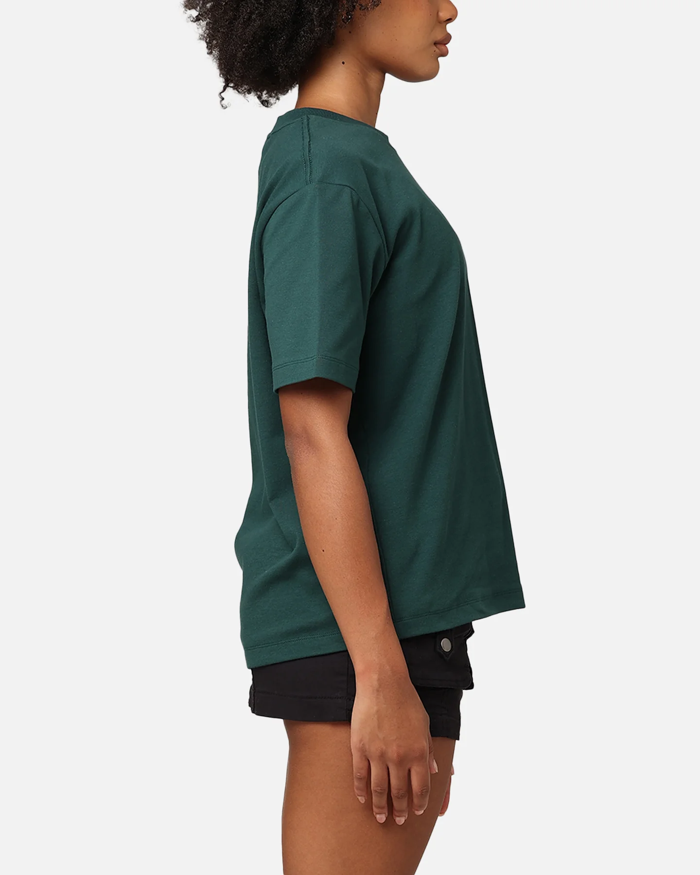 Champion Women's Rochester Base T-Shirt Cotton Forest Green - Image 4