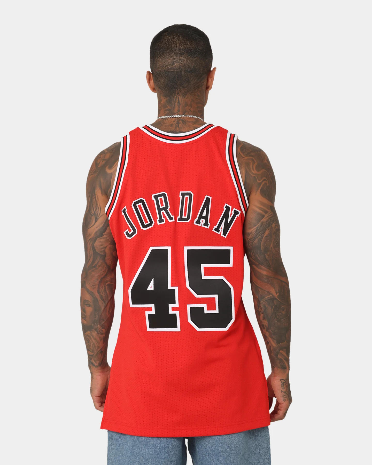 Mitchell & Ness Chicago Bulls Michael Jordan #45 Road '94-'95 Authentic Jersey Red - Image 2