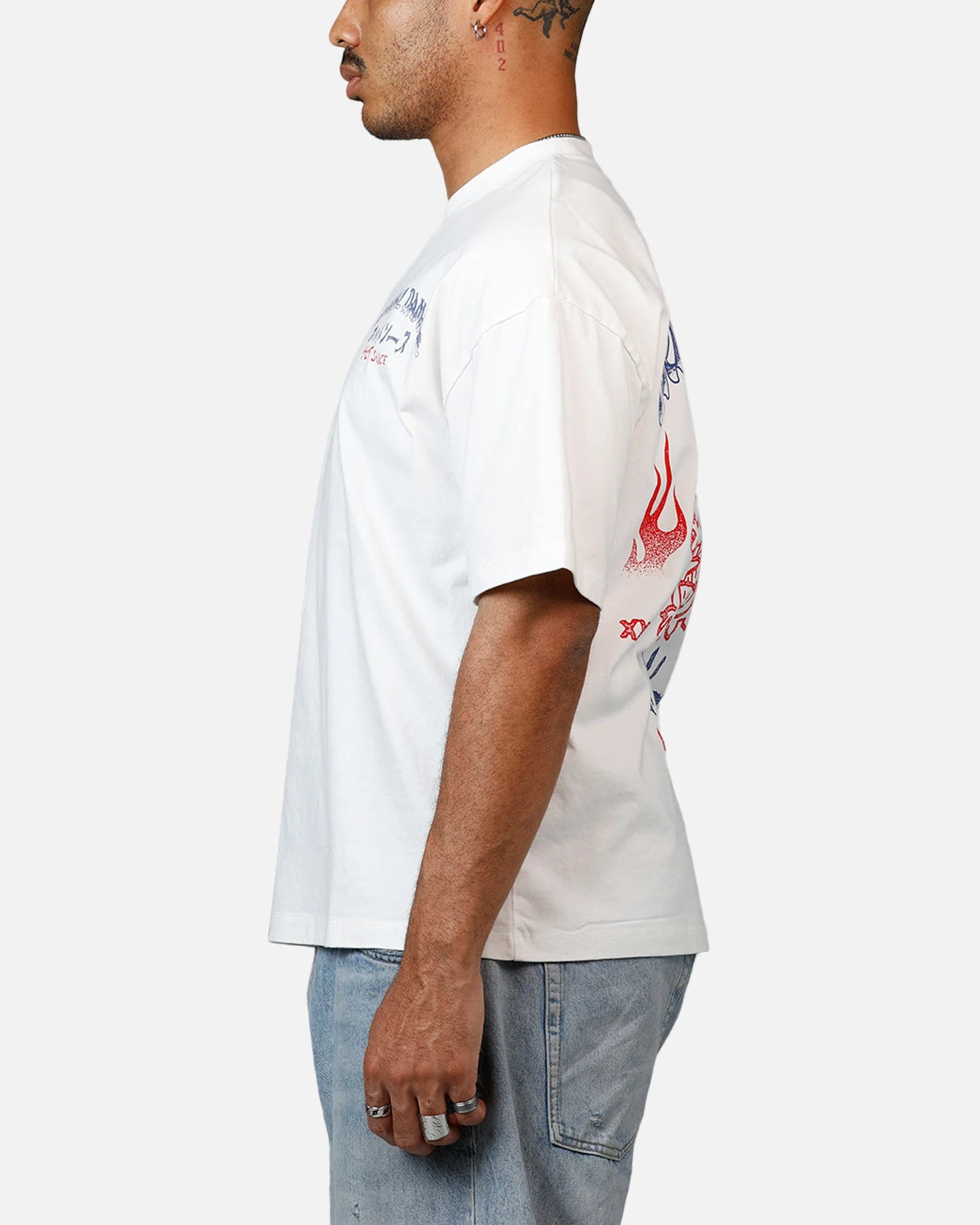 Criminal Damage Hot Sauce T-Shirt Off White - Image 5