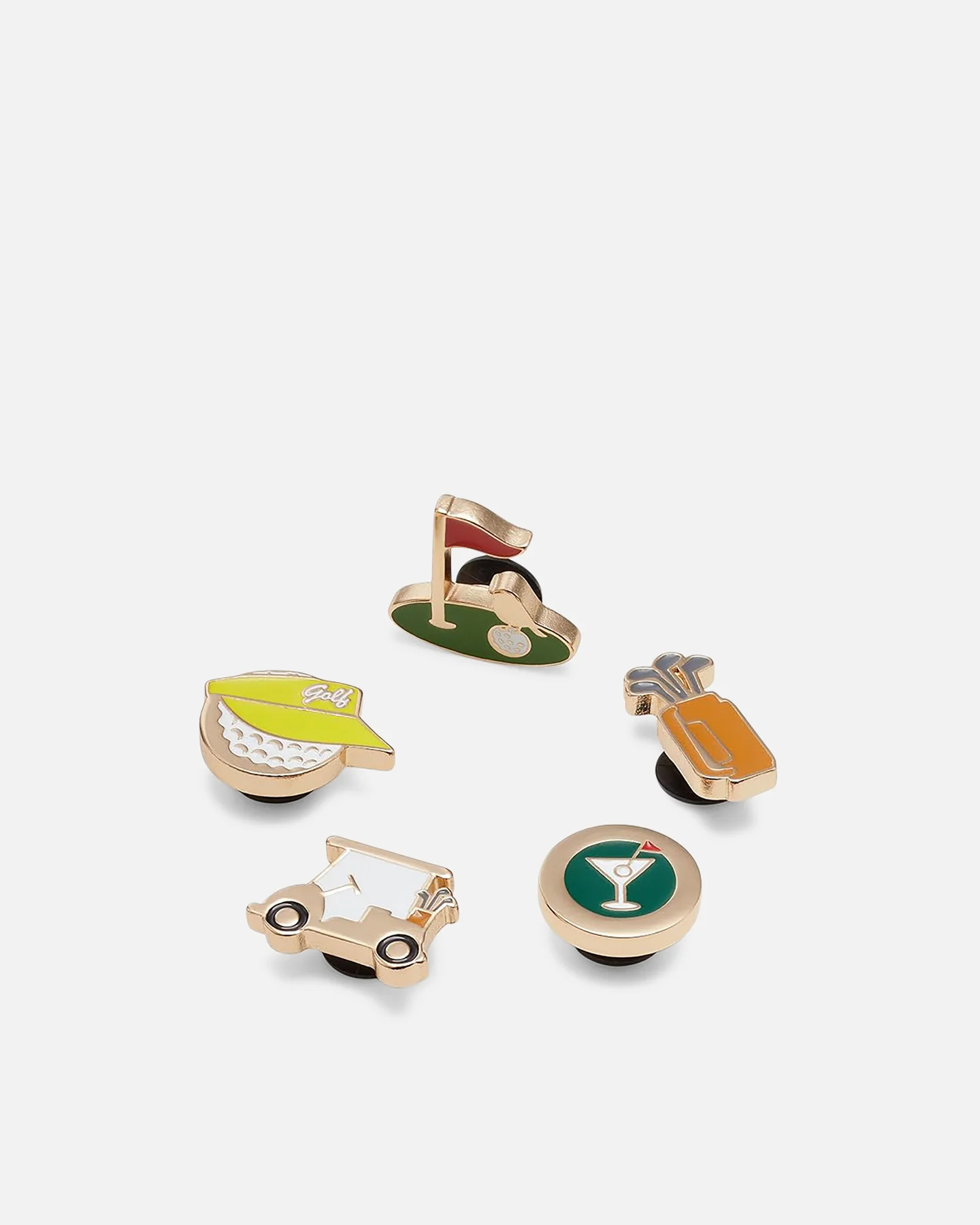 Crocs 19th Hole Jibbitz™ Charms 5 Pack Multi - Image 3