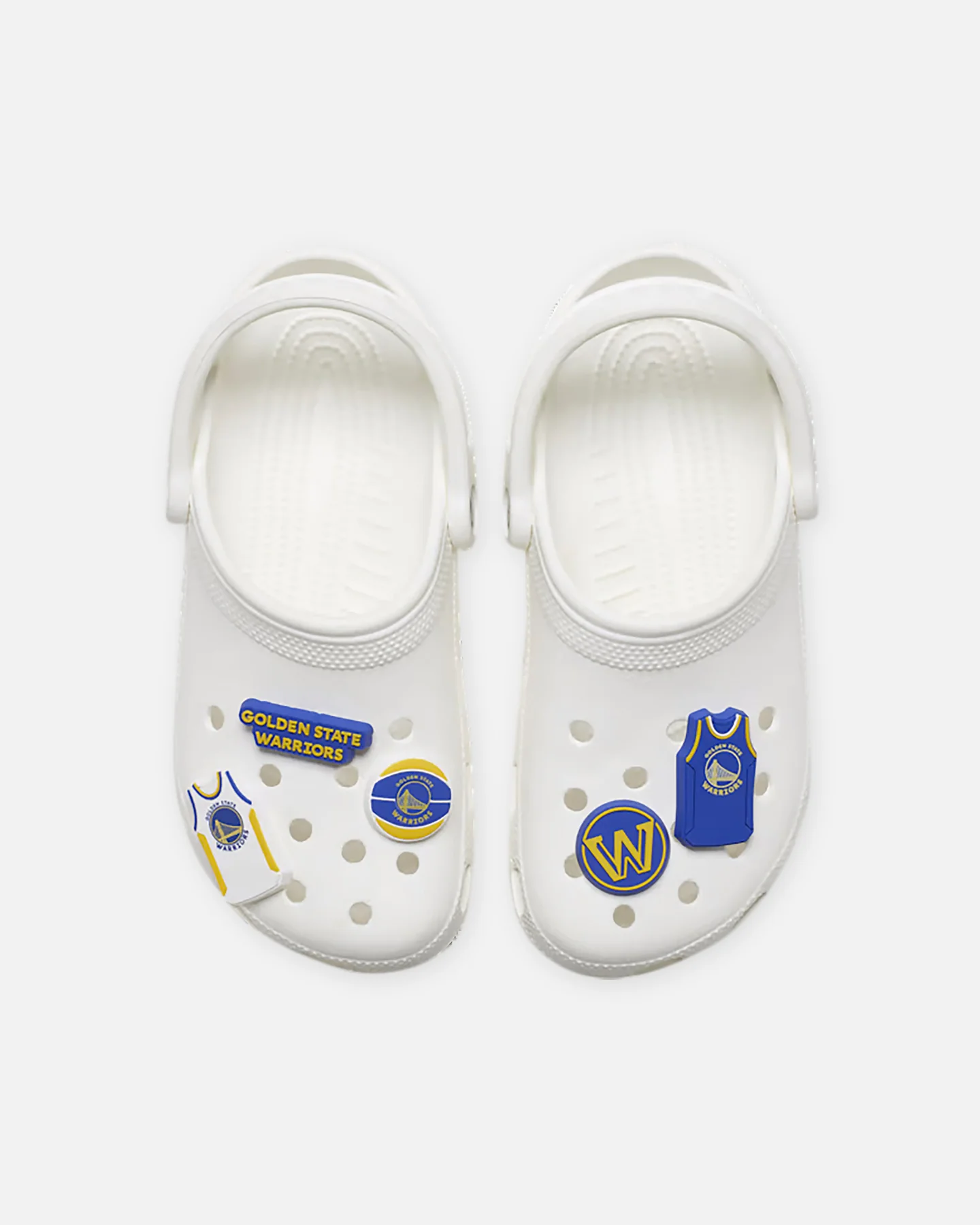 Crocs X NBA Golden State Warriors 5 Pack Jibbitz Charms Multi - Image 3