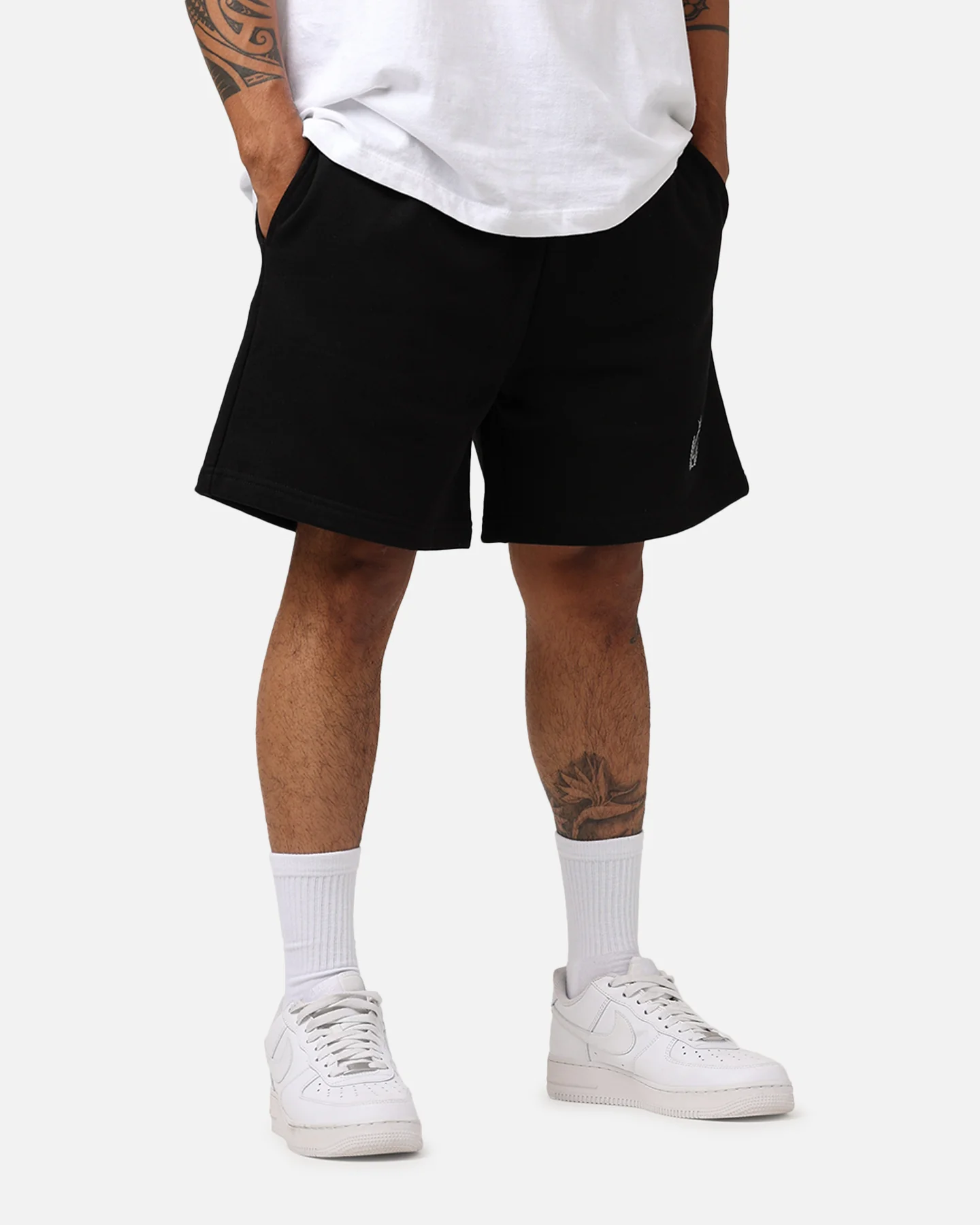 Culture Kings CK Sweat Shorts Black - Image 5