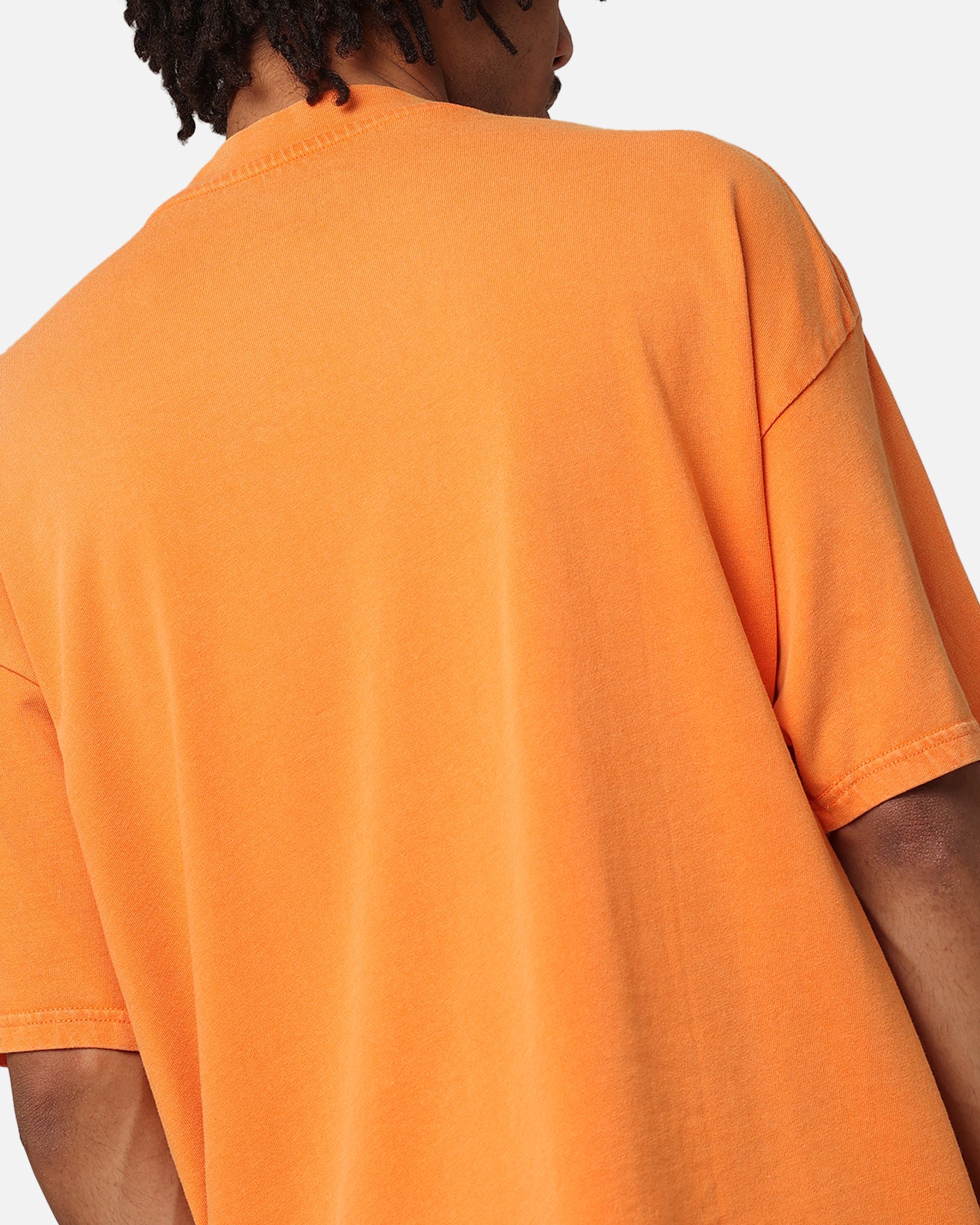Culture Kings Oversized Blank T-Shirt Orange - Image 6
