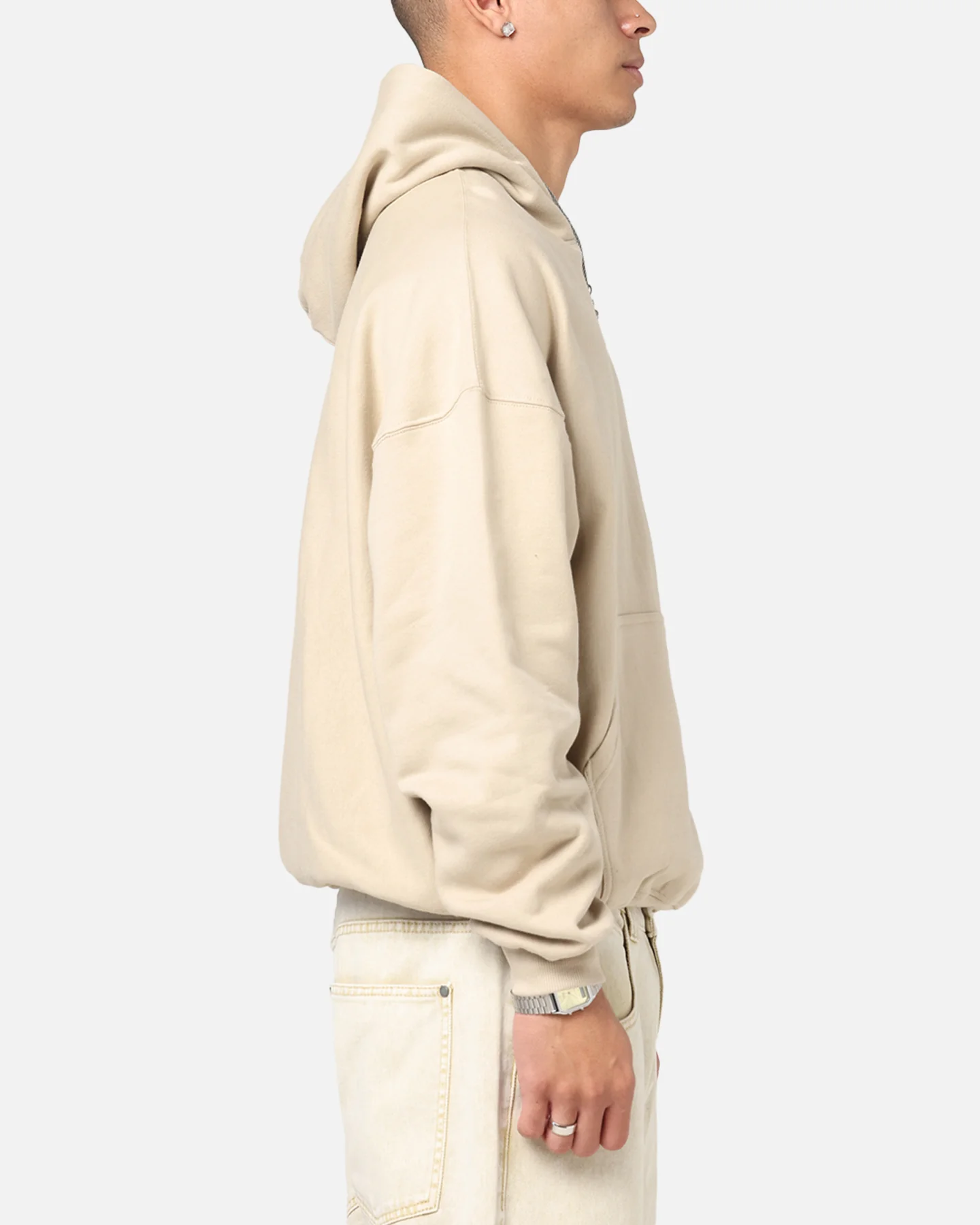 Culture Kings Oversized Hoodie Stone - Image 4