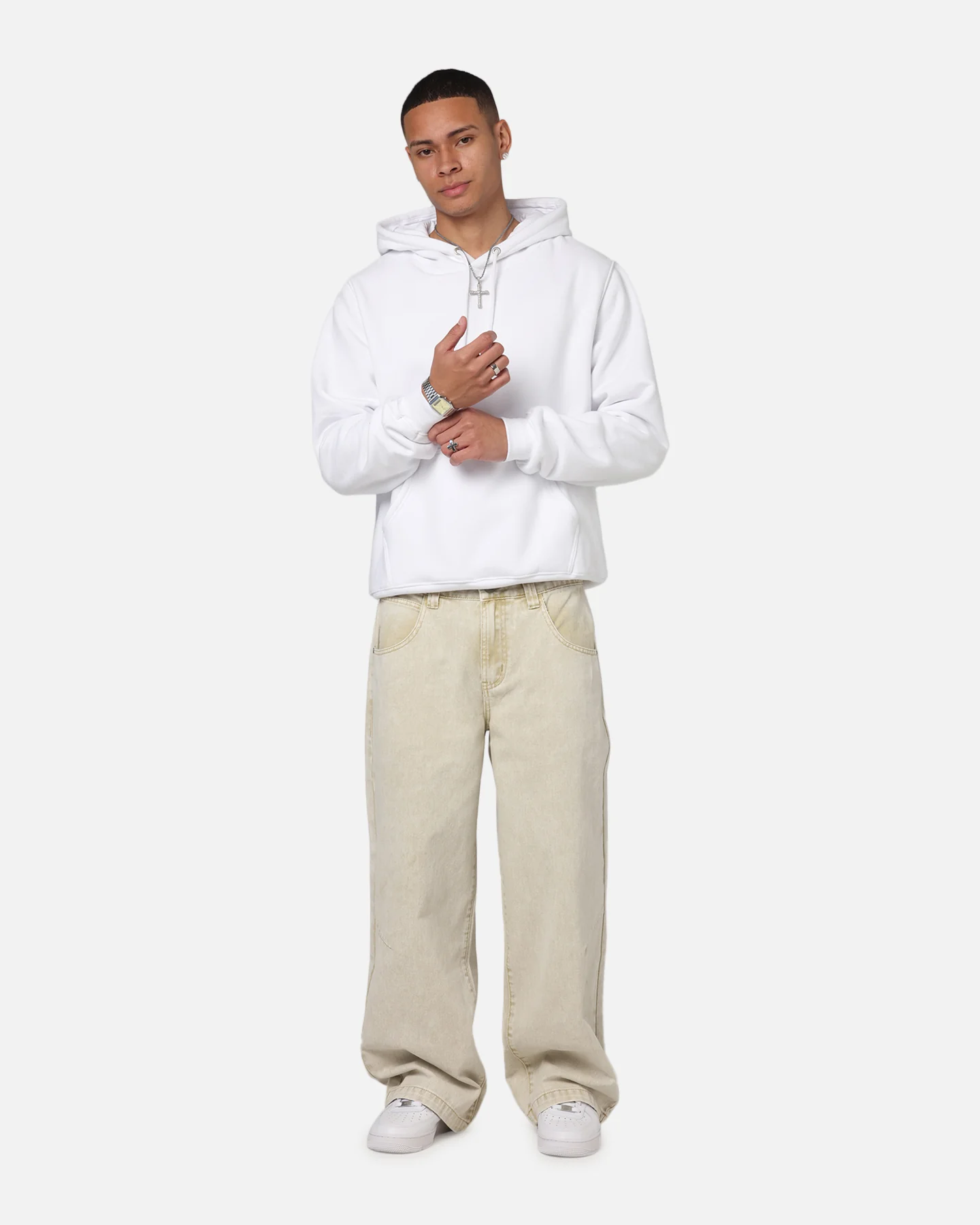Culture Kings Standard Hoodie White - Image 2