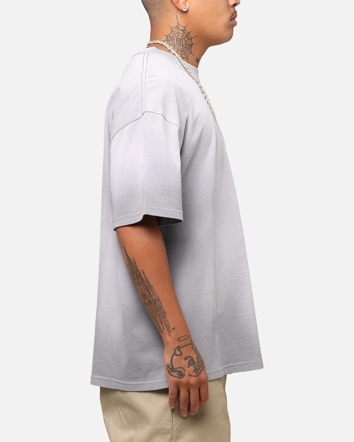 Culture Kings Sunfade T-Shirt Grey - Image 4