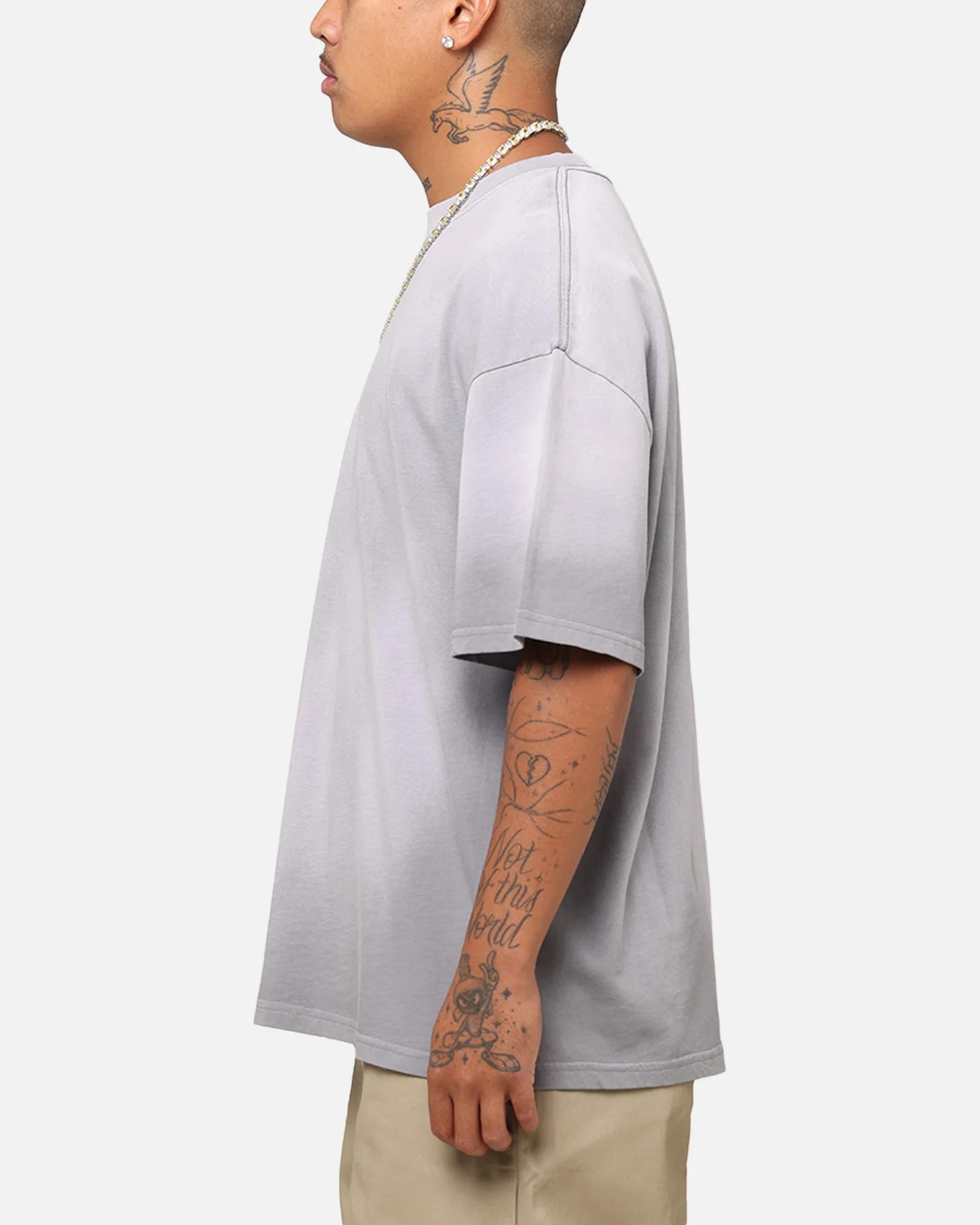 Culture Kings Sunfade T-Shirt Grey - Image 5