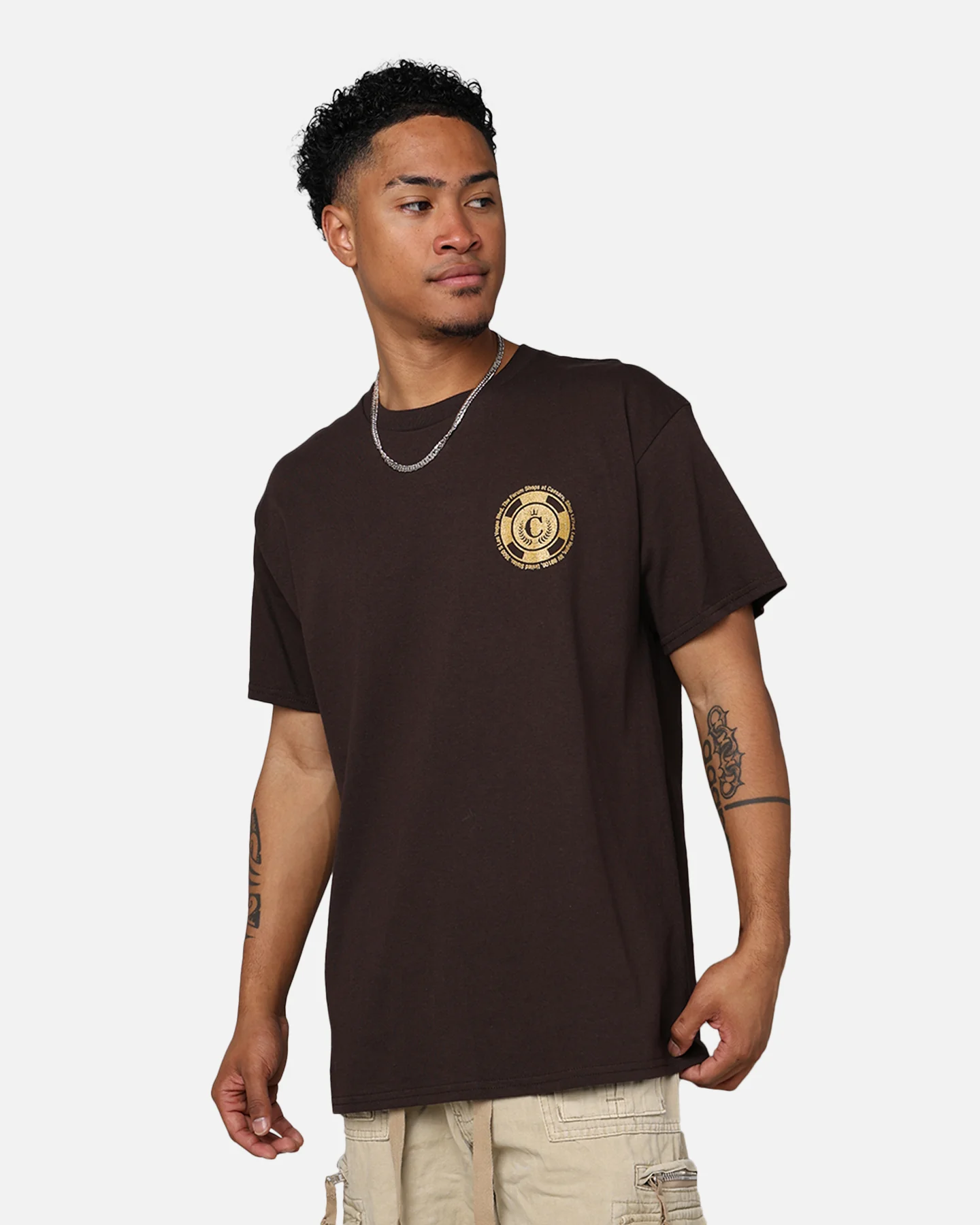 Culture Kings Vegas T-Shirt Dark Chocolate - Image 2