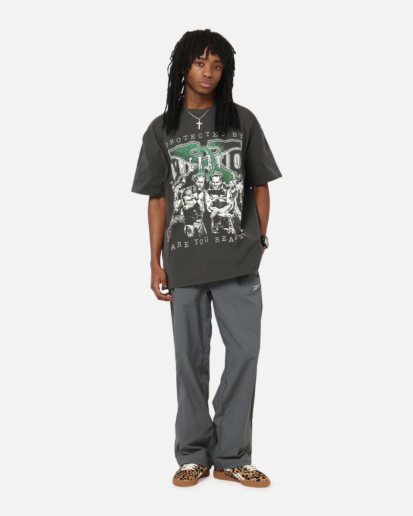 Culture Kings X WWE D-Generation X Summer Slam Heavy T-Shirt Black Wash - Image 3