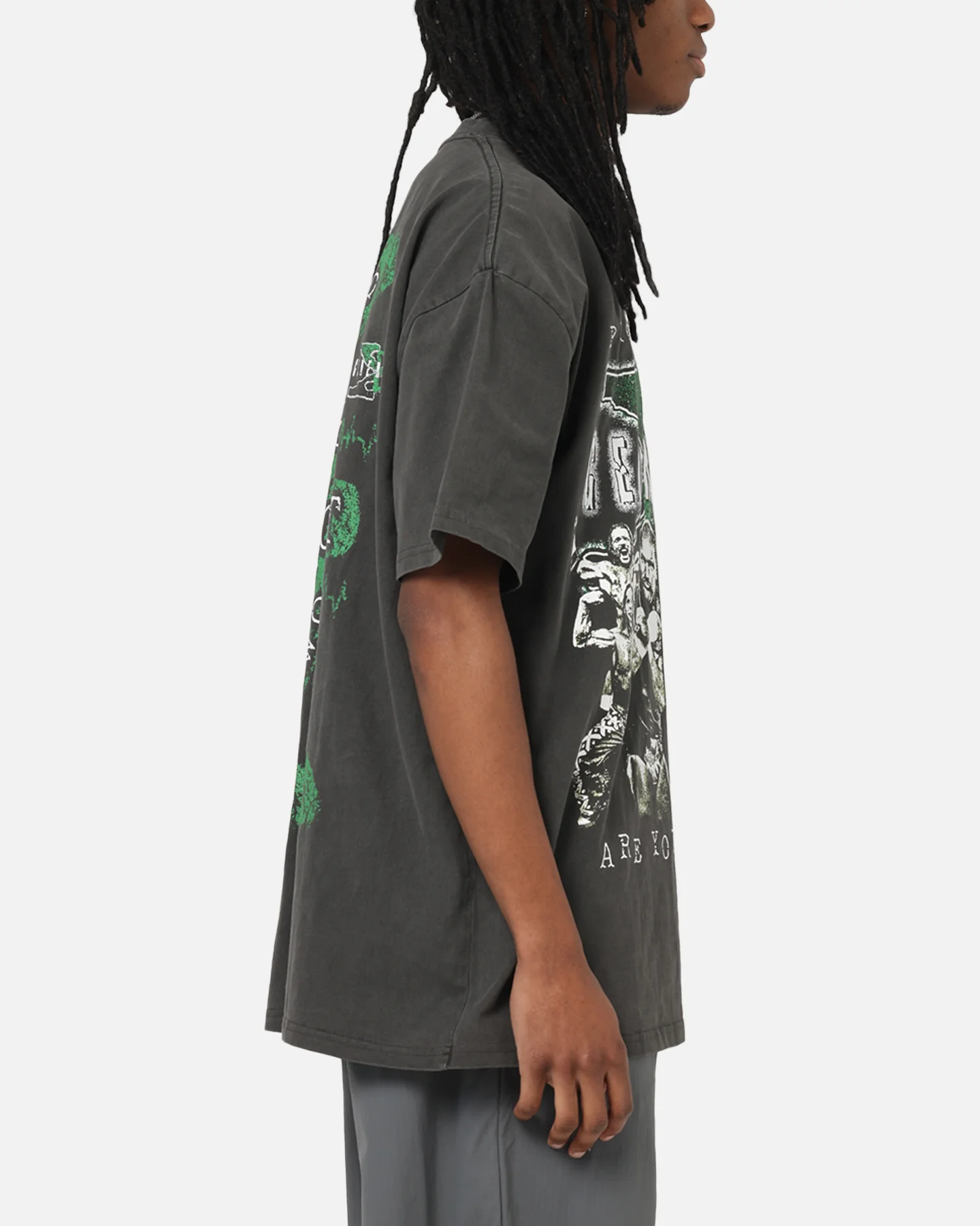 Culture Kings X WWE D-Generation X Summer Slam Heavy T-Shirt Black Wash - Image 5