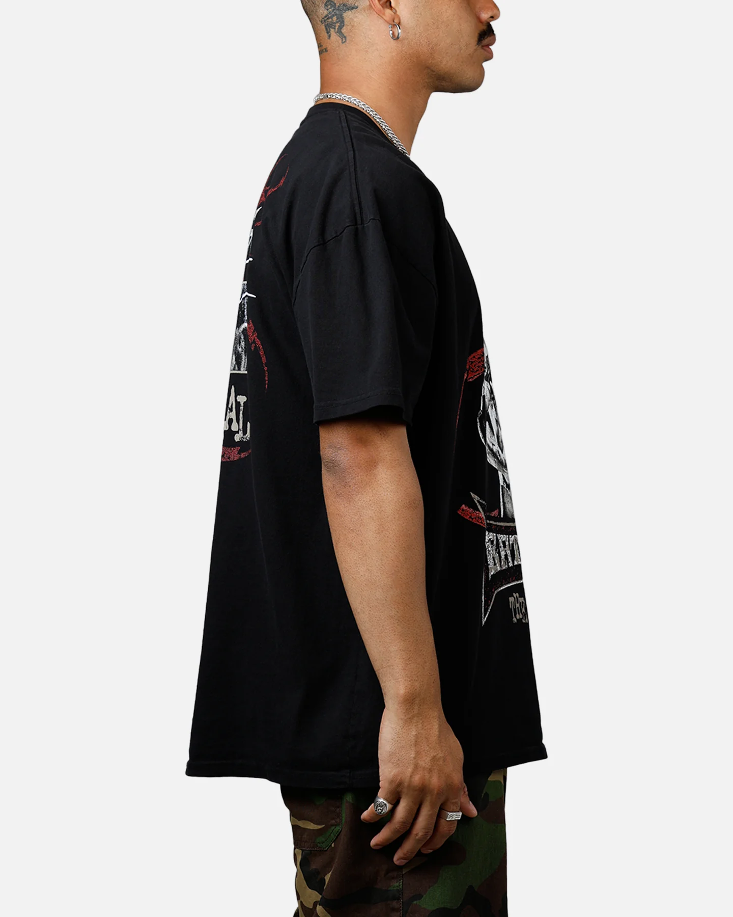 Culture Kings X WWE Dave Bautista Ruthless Aggression Vintage T-Shirt Black - Image 4