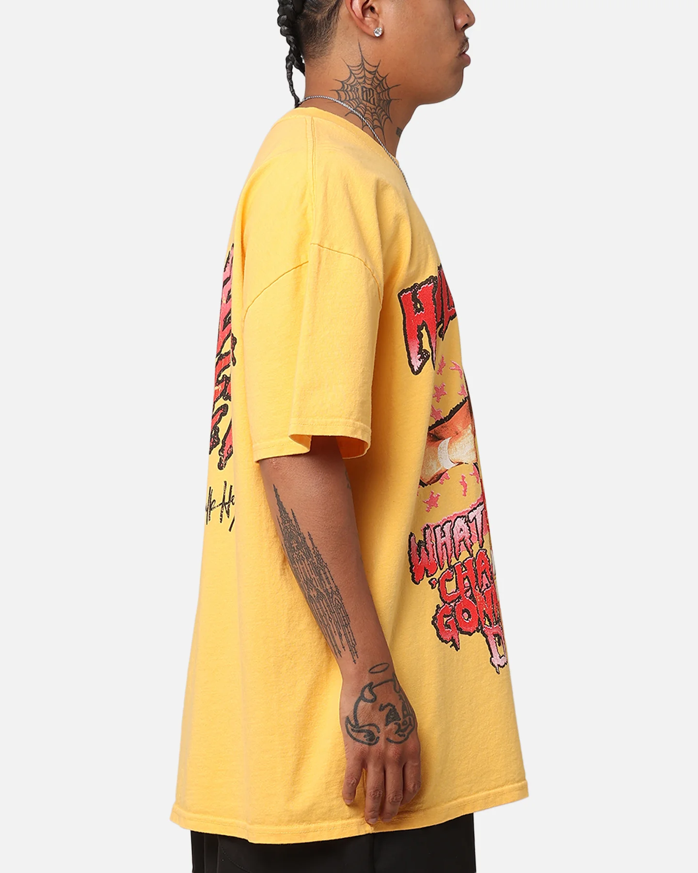 Culture Kings X WWE Hulk Hogan Hulk Heavyweight T-Shirt Yellow - Image 5