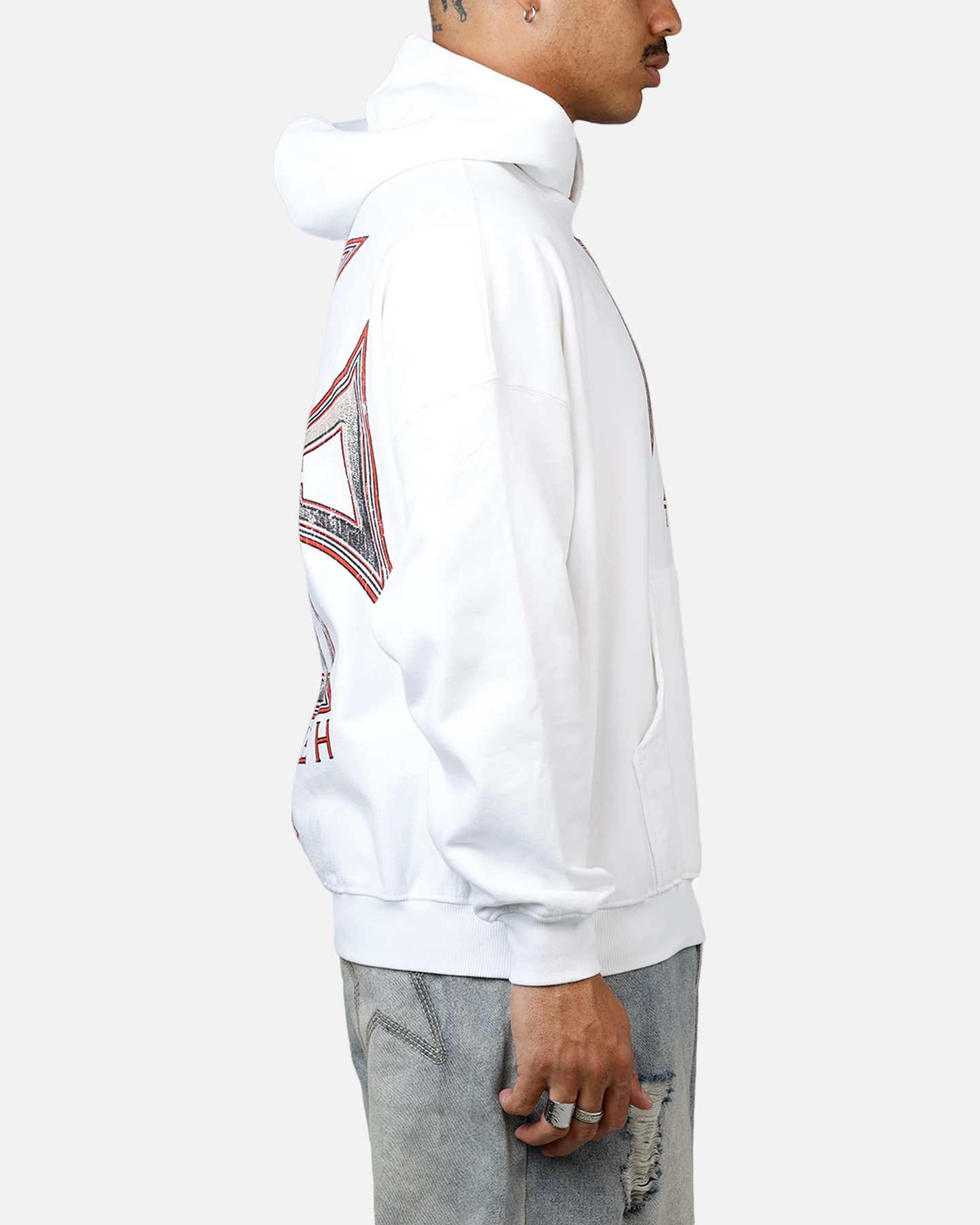Culture Kings X WWE Triple H Wrestlemania XLI Hoodie White - Image 4