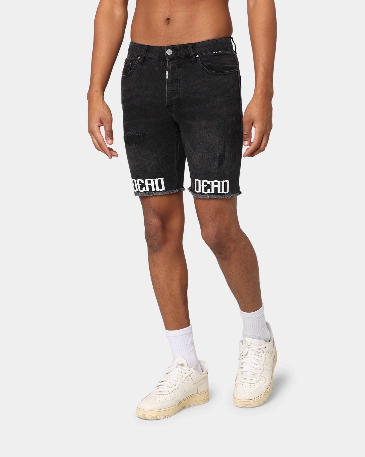 Dead Studios Destroy Denim Short Washed Black - Image 2