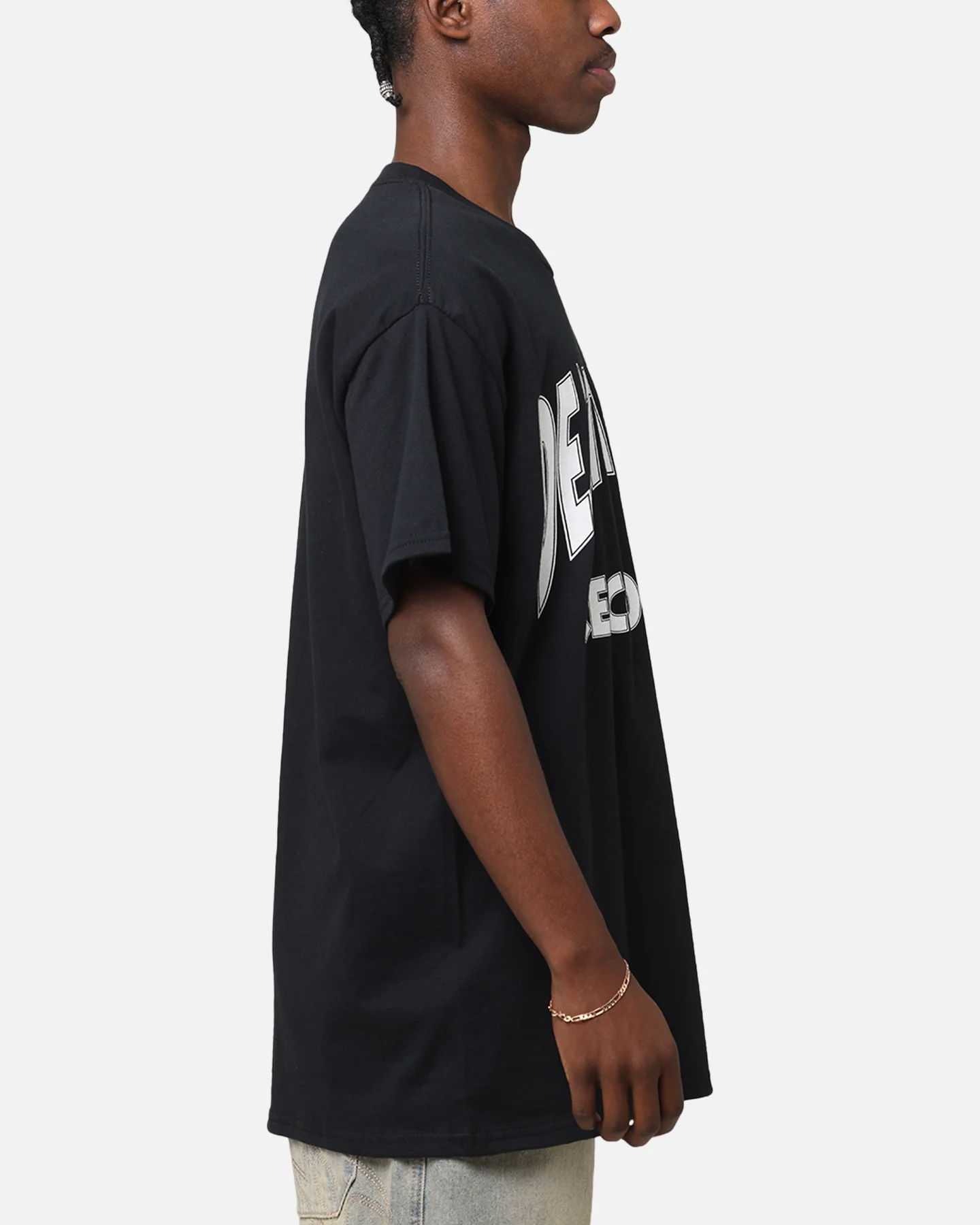 Deathrow Records Basic Logo T-Shirt Black - Image 4