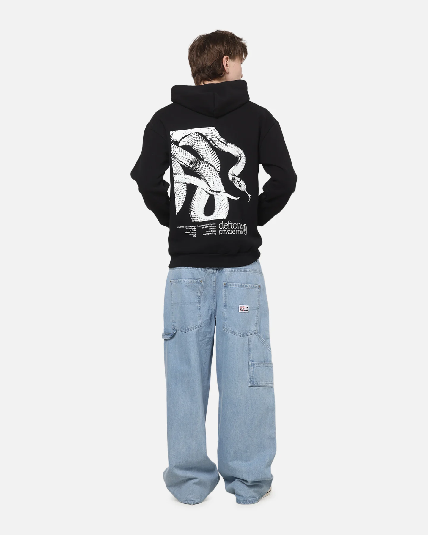 Deftones Private Music Hoodie Black - Image 3