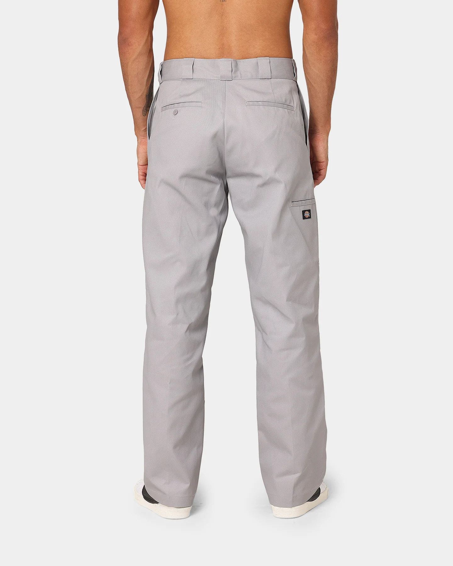 Dickies Loose Double Knee Work Pants Silver - Image 4
