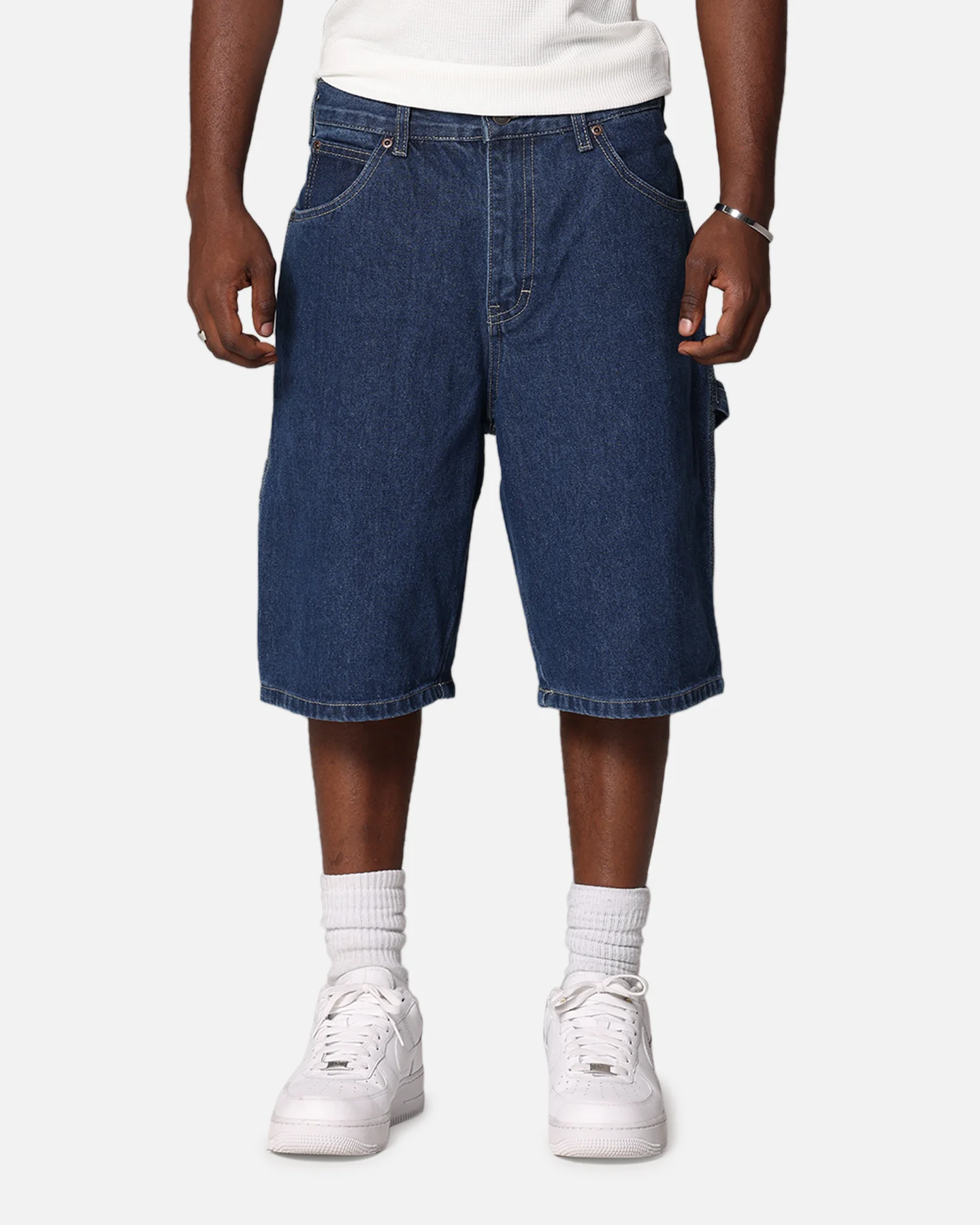 Dickies Relaxed Fit Carpenter Shorts Stone Washed Indigo - Image 5