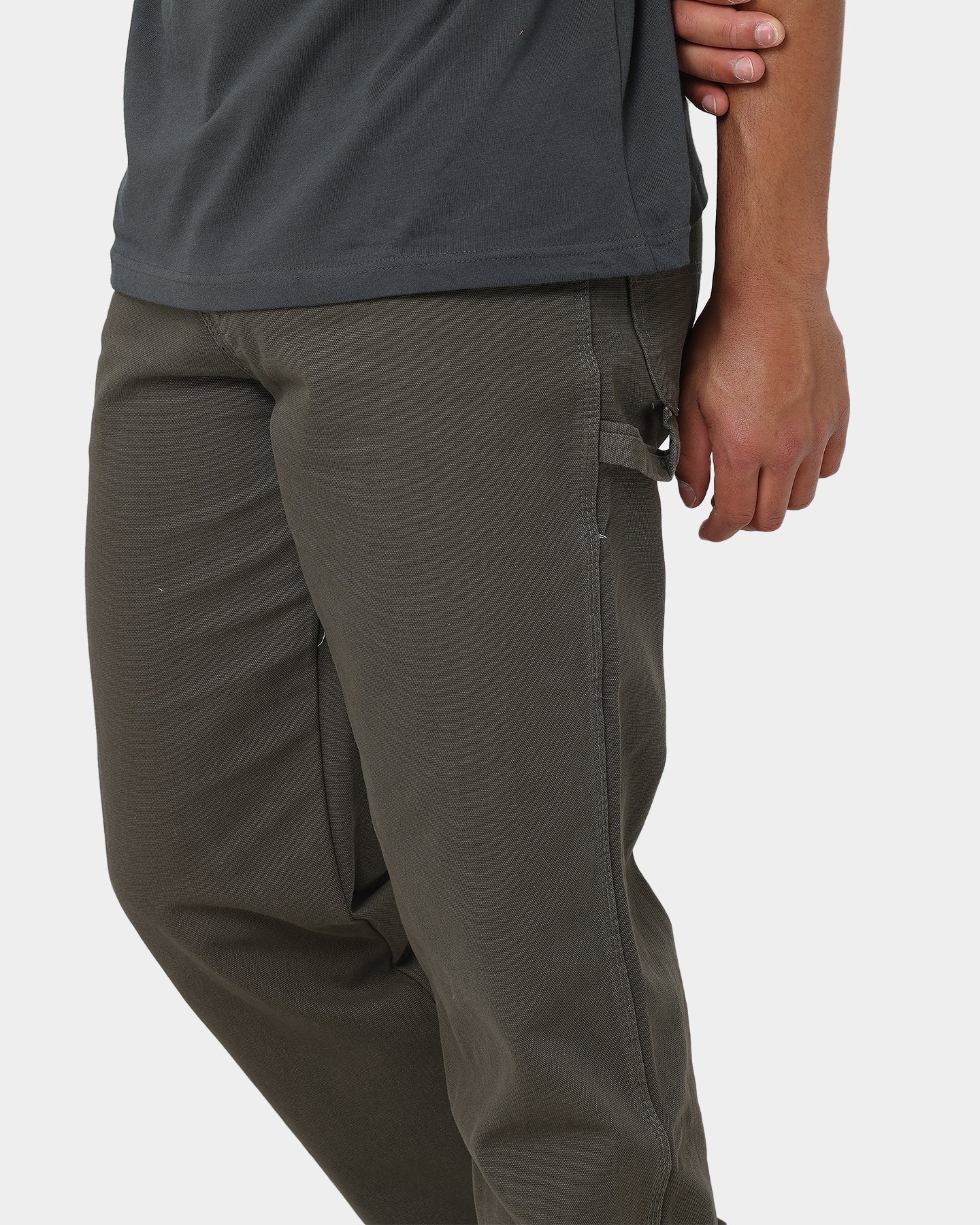 Dickies Relaxed Fit Duck Jeans Rinsed Moss Green - Image 4
