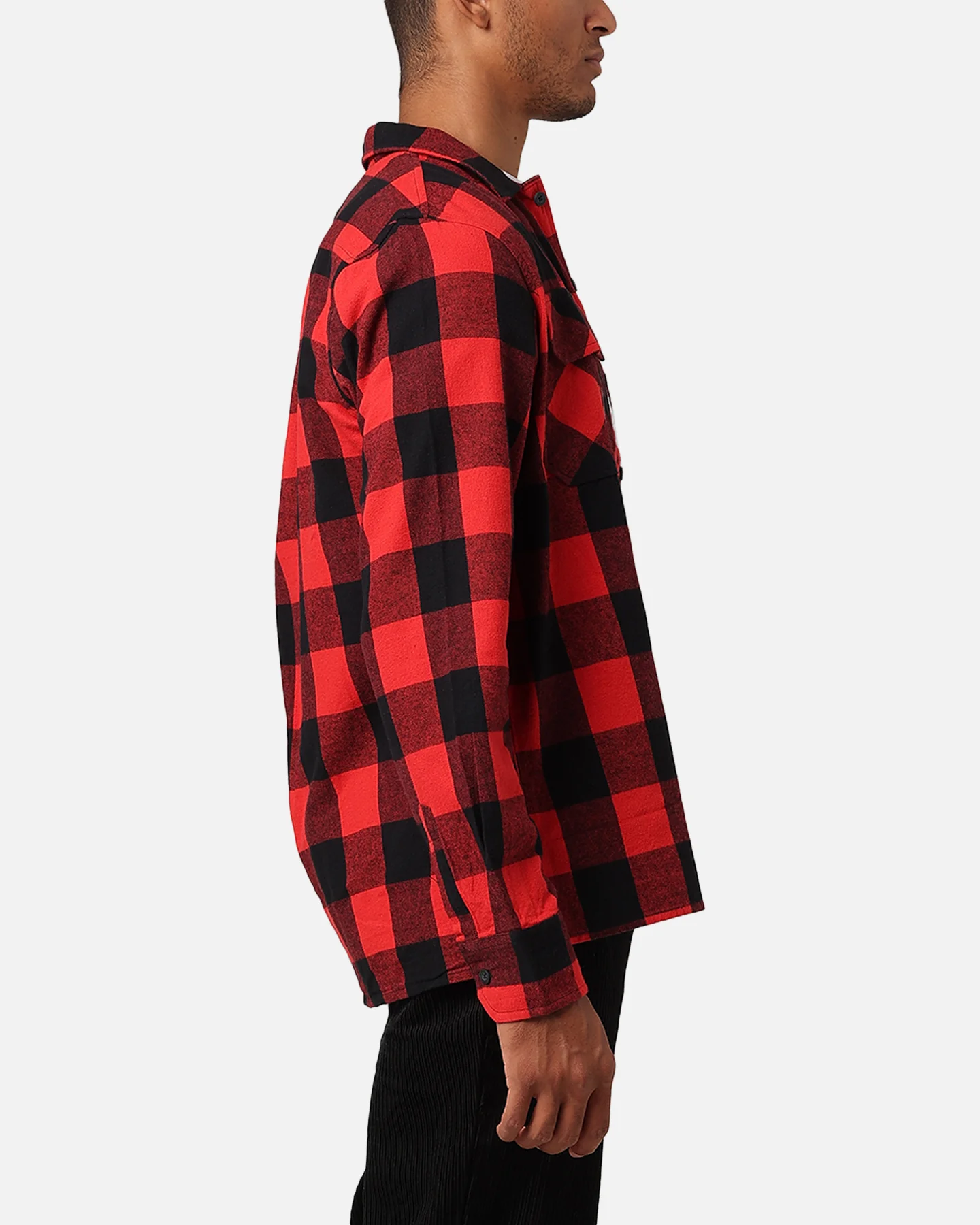 Dickies Sacramento Flannel Shirt Red - Image 4