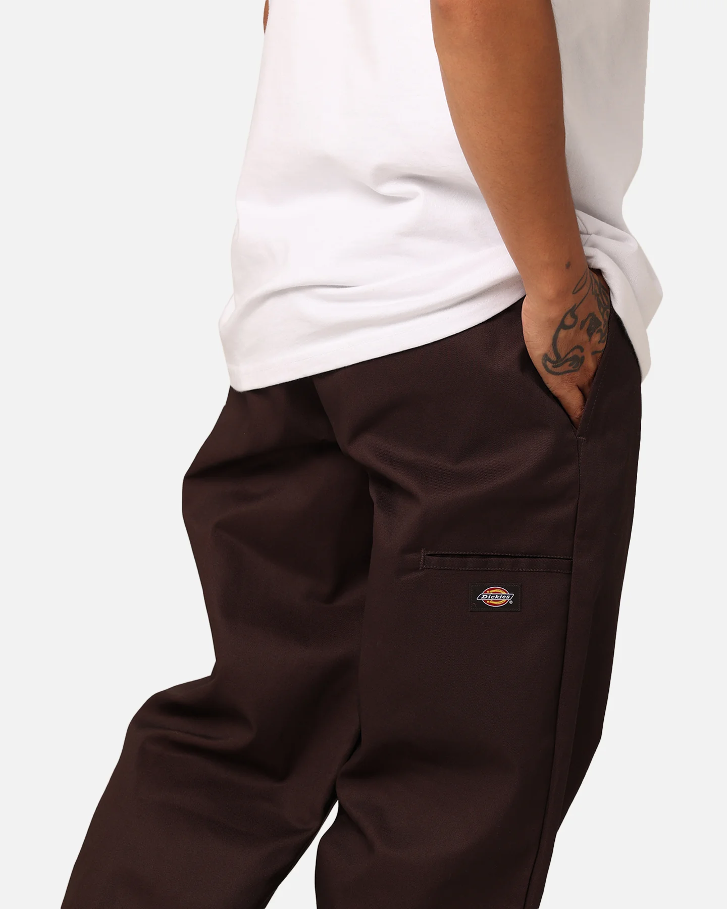 Dickies Super Baggy Loose Fit Pants Dark Brown - Image 3