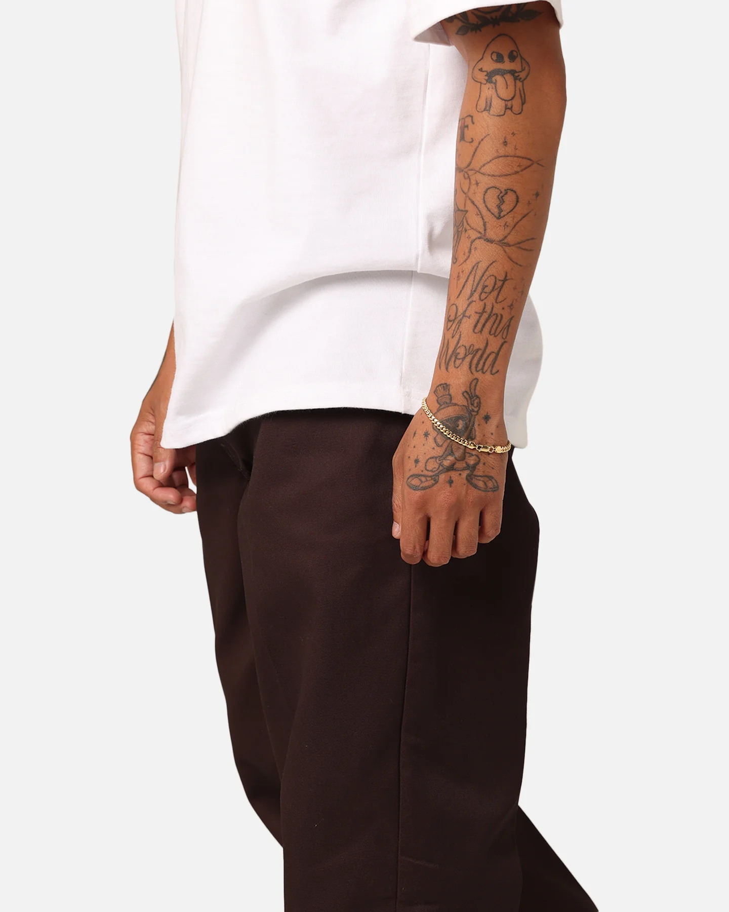 Dickies Super Baggy Loose Fit Pants Dark Brown - Image 4