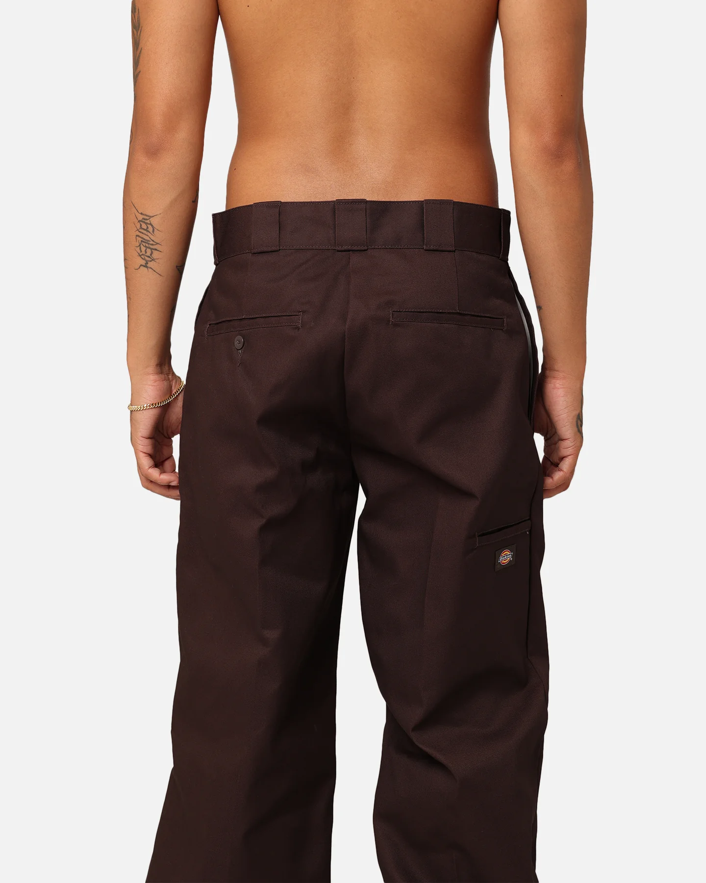 Dickies Super Baggy Loose Fit Pants Dark Brown - Image 8